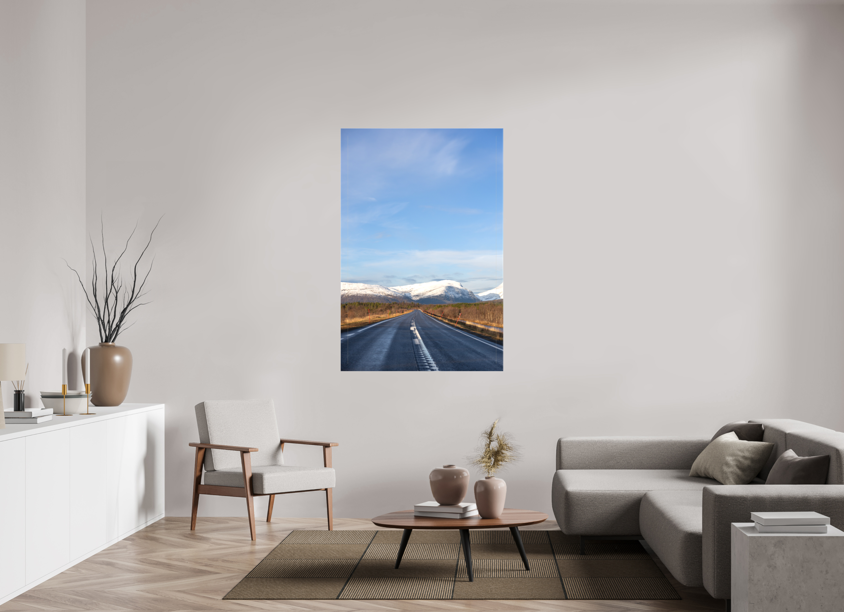 100 x 150 cm, Leinwand Path to the Peaks