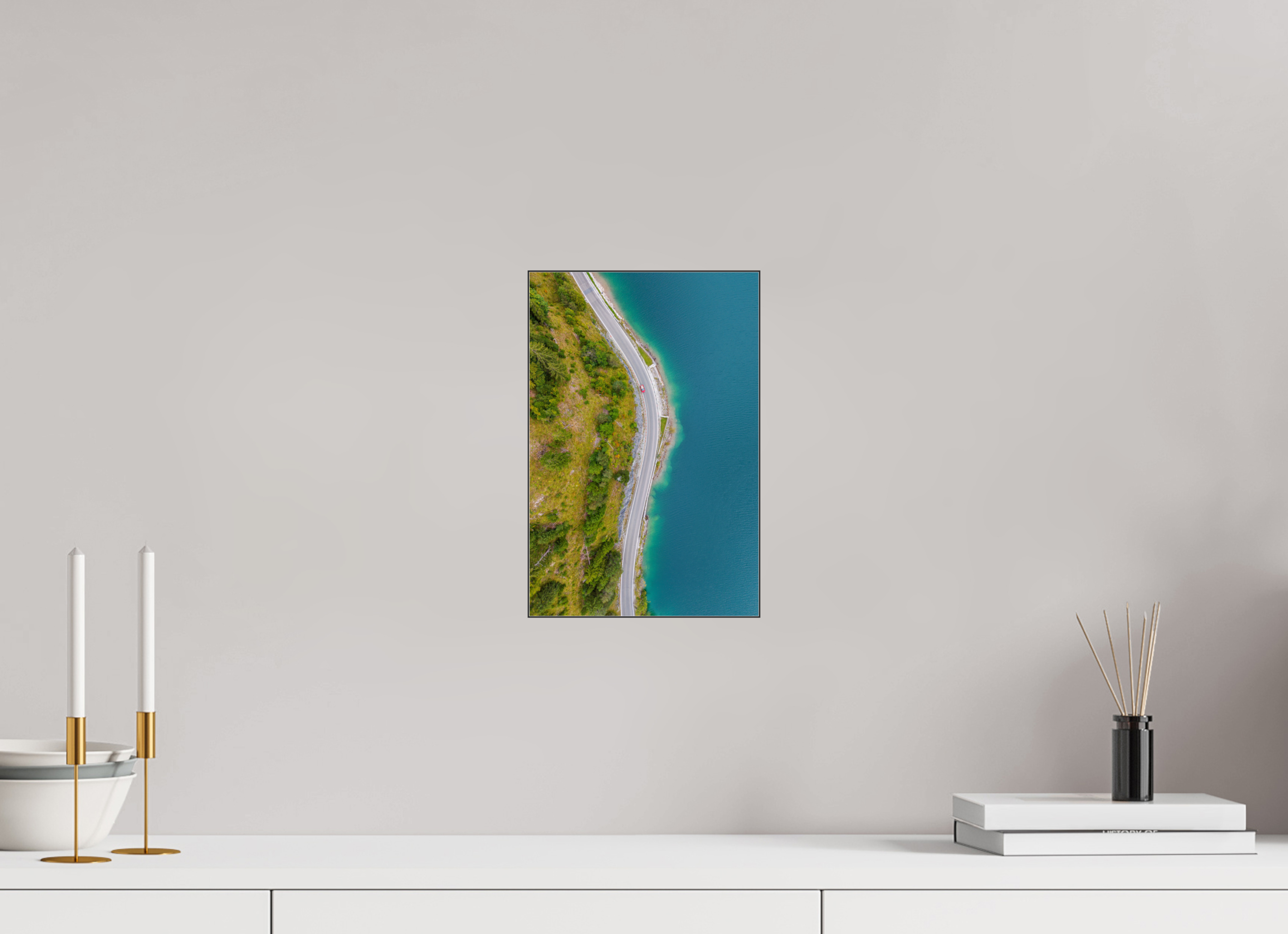20 x 30 cm, Foto-Abzug hinter Acrylglas glänzend Edge of Serenety