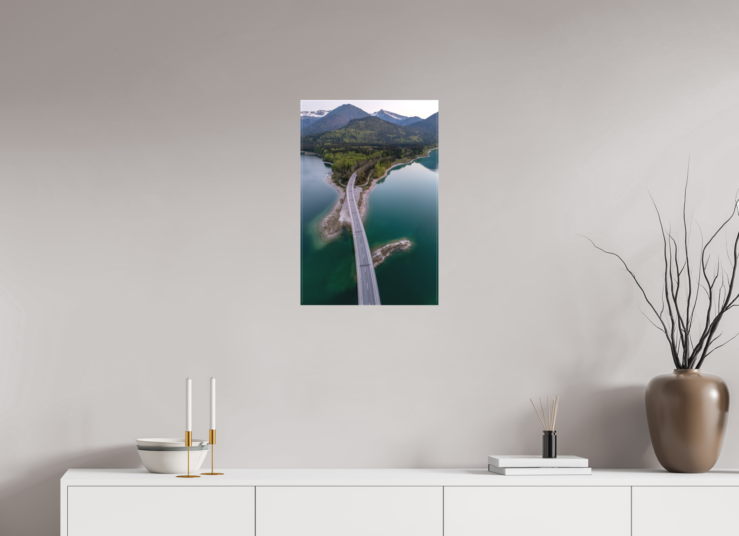 40 x 60 cm, Leinwand Bridge to Serenity