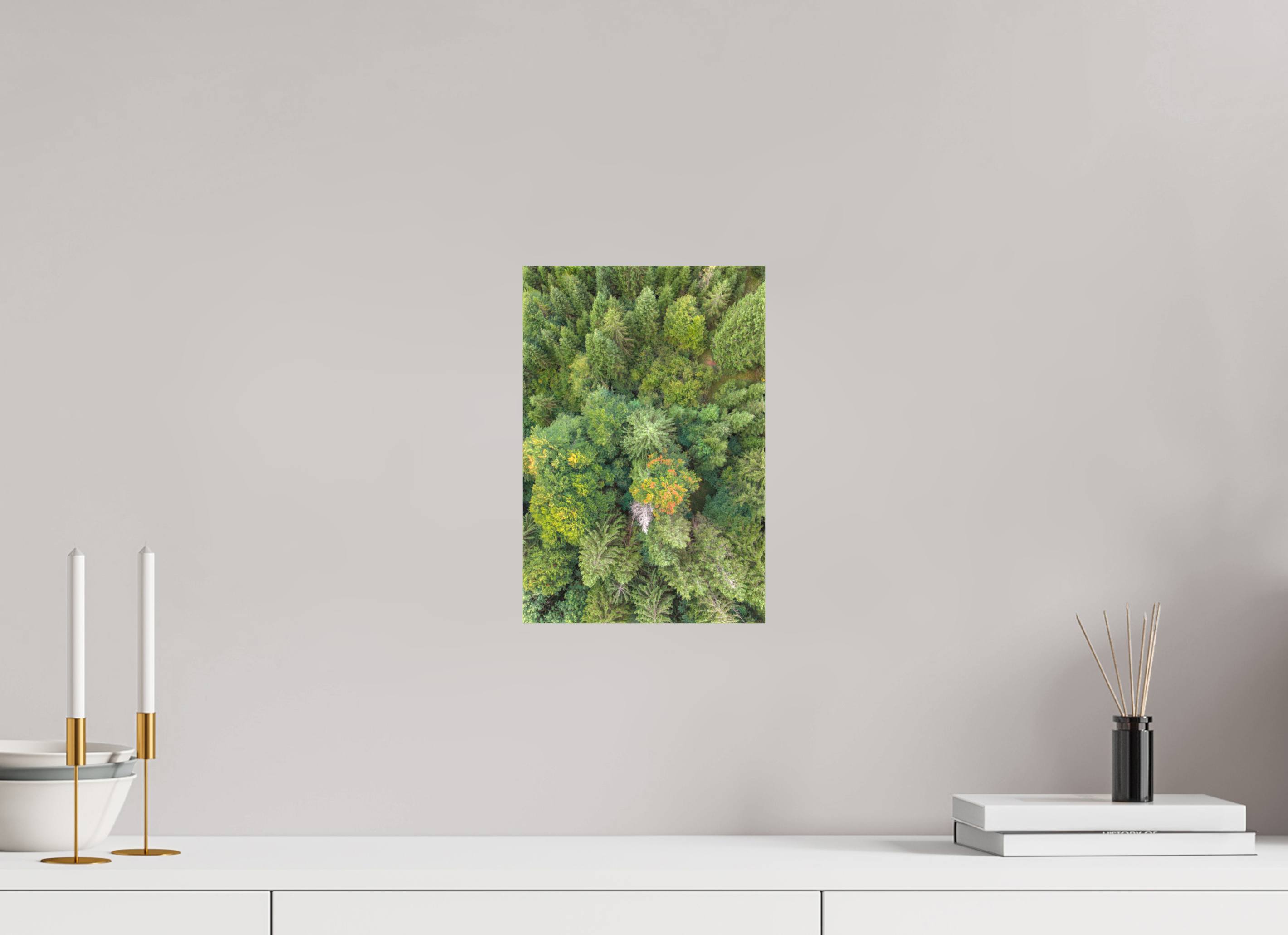 20 x 30 cm, Leinwand Vertical Pines