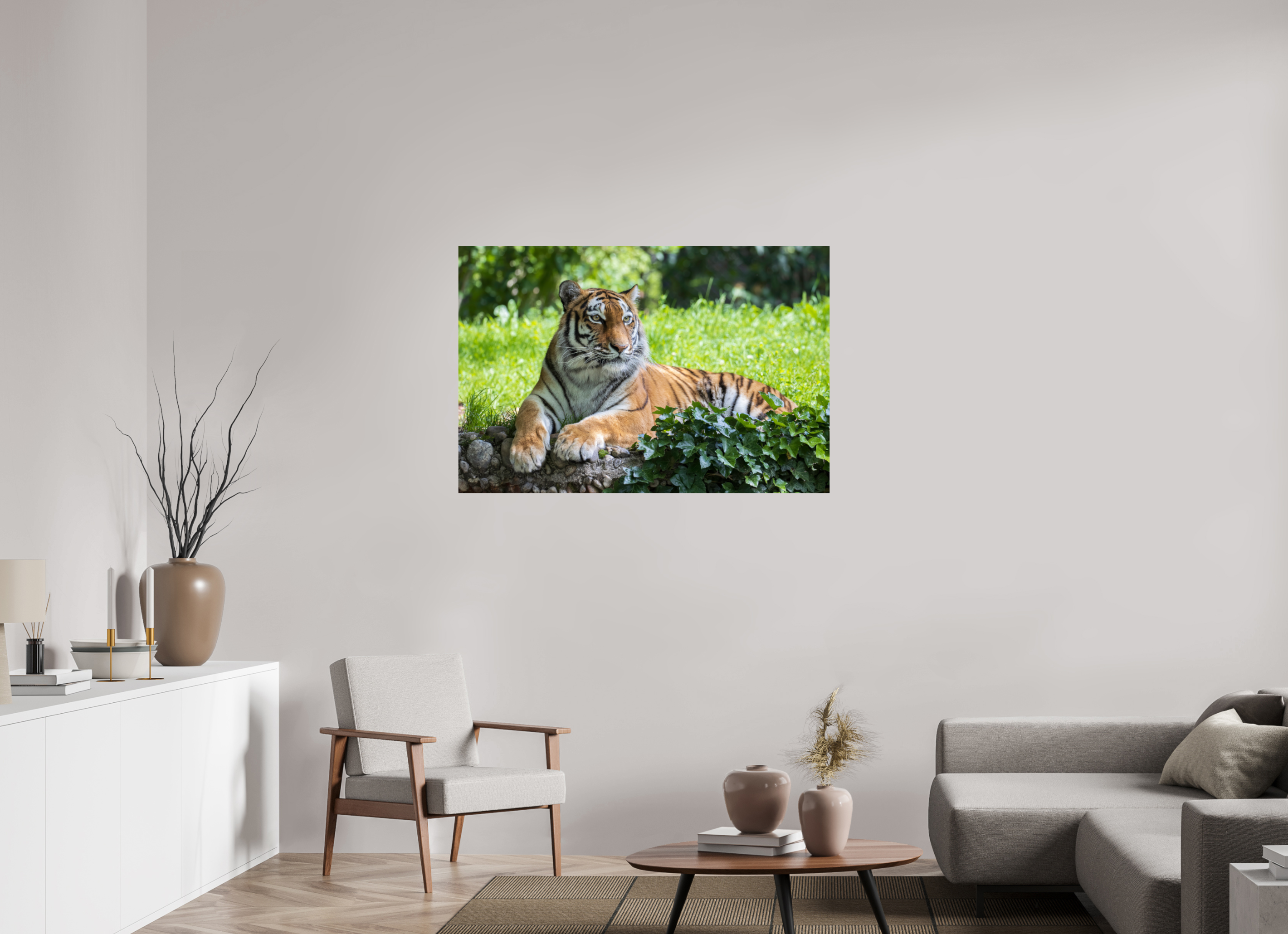 120 x 80 cm, Fine Art Print auf Alu-Dibond Resting Predator