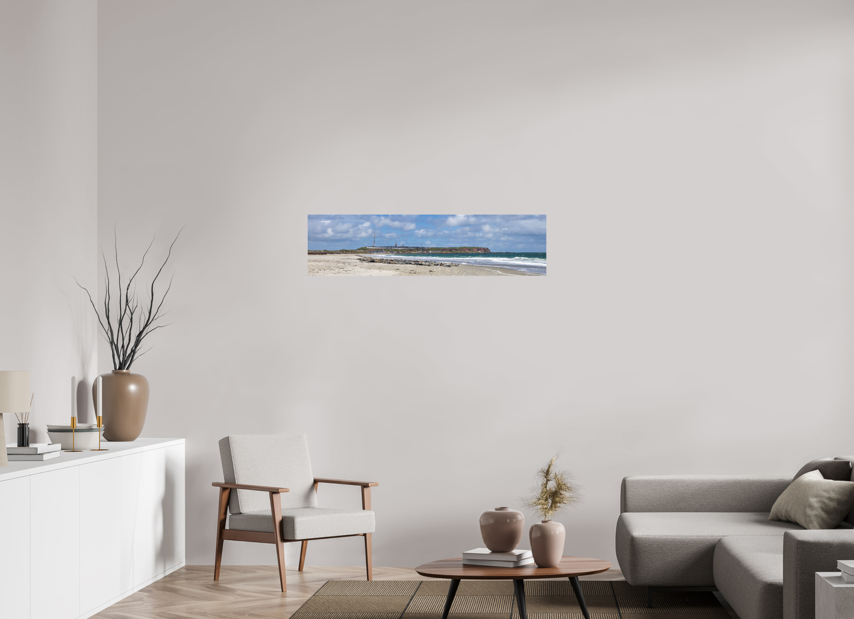 116,8 x 30 cm, Fine-Art Print Matt Where the Wild Coast Rests