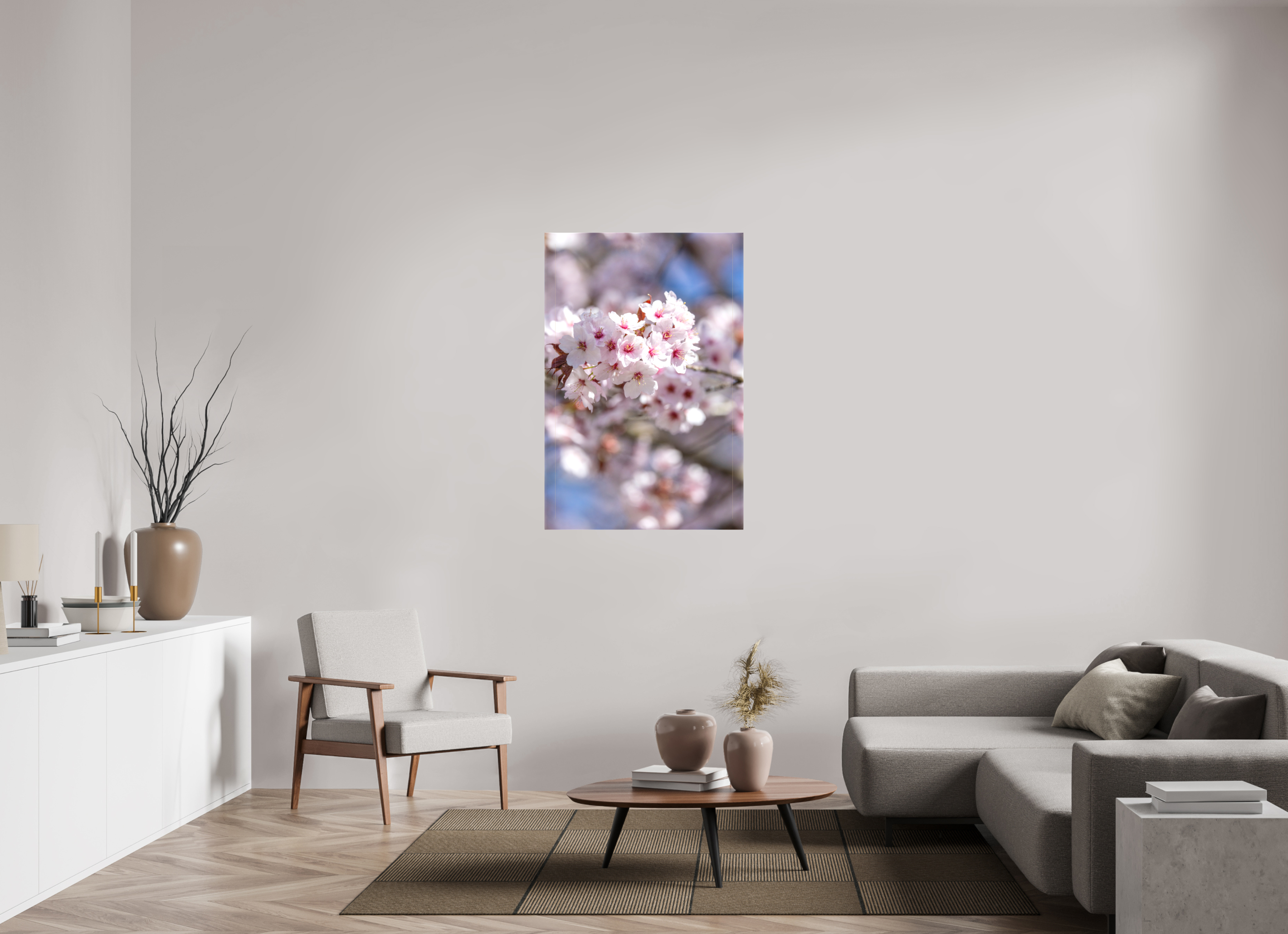 80 x 120 cm, Leinwand Cherry Blossom