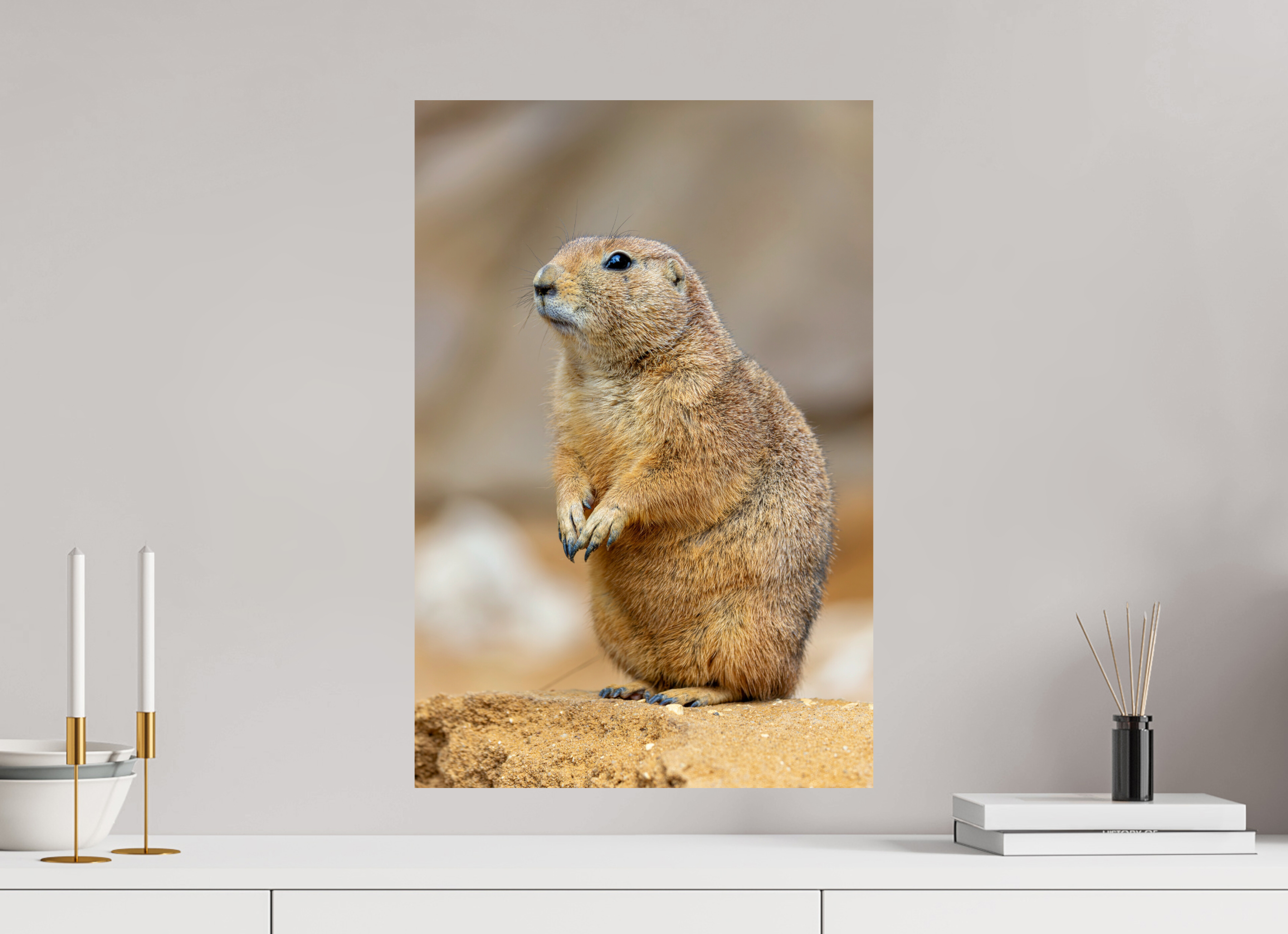 40 x 60 cm, Fine Art Print auf Alu-Dibond Standing Watch