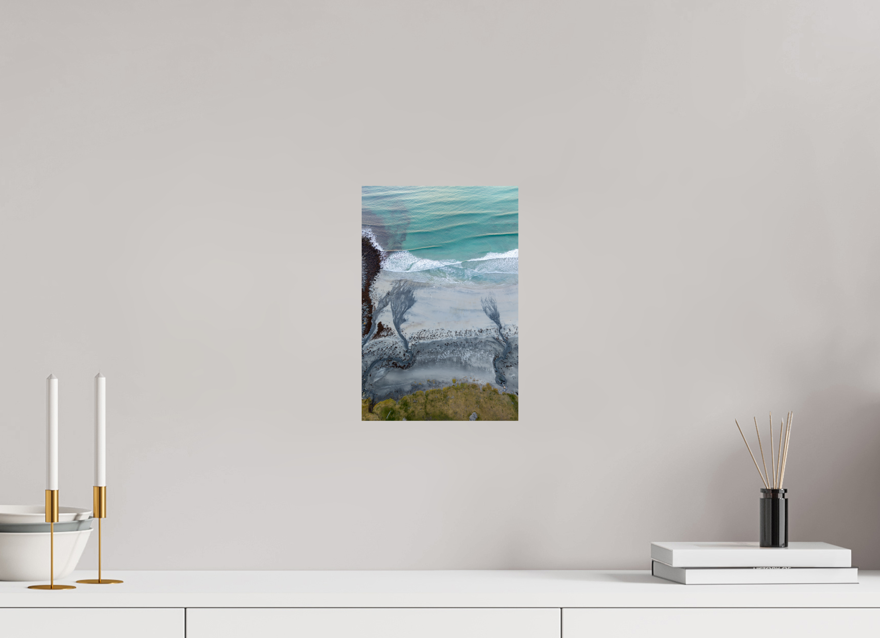 20 x 30 cm, Fine Art Print auf Alu-Dibond Coastal Harmony
