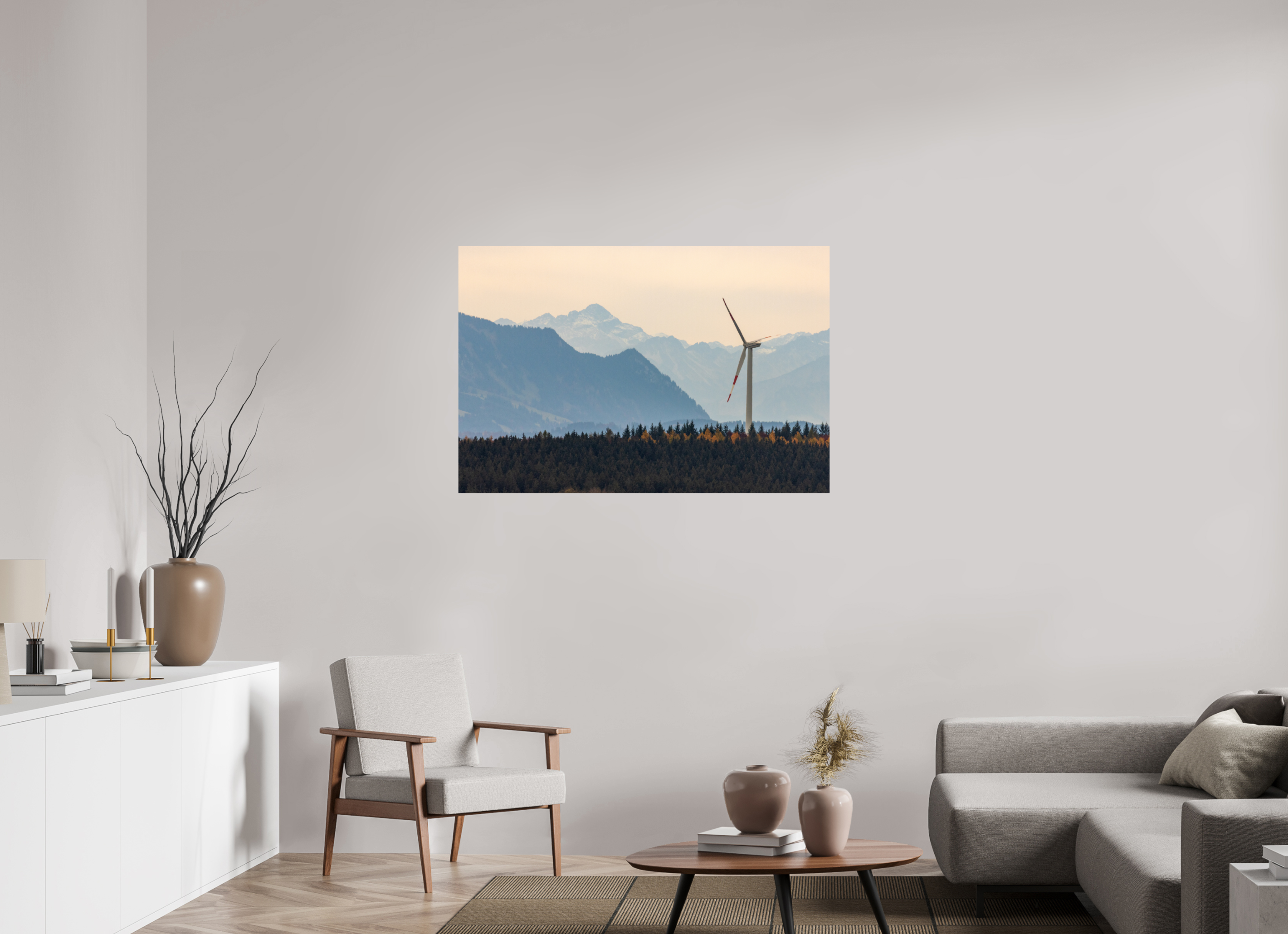 120 x 80 cm, Fine Art Print auf Alu-Dibond Silent Power