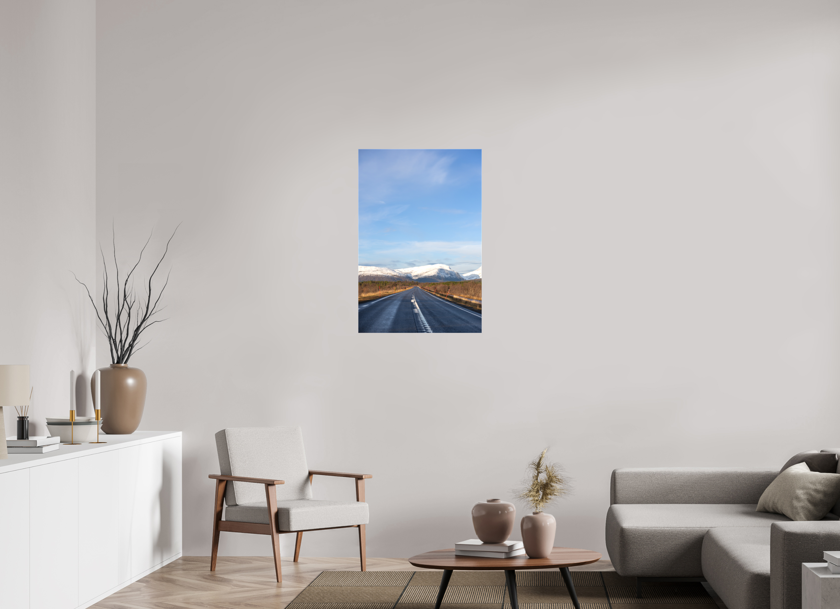 60 x 90 cm, Leinwand Path to the Peaks