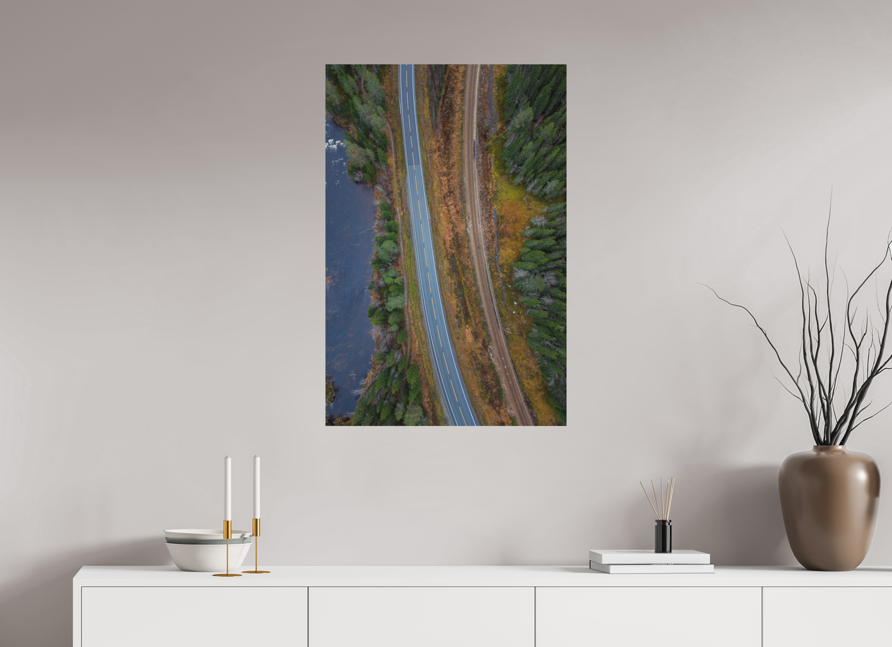 60 x 90 cm, Fine-Art Matt Leading Lines