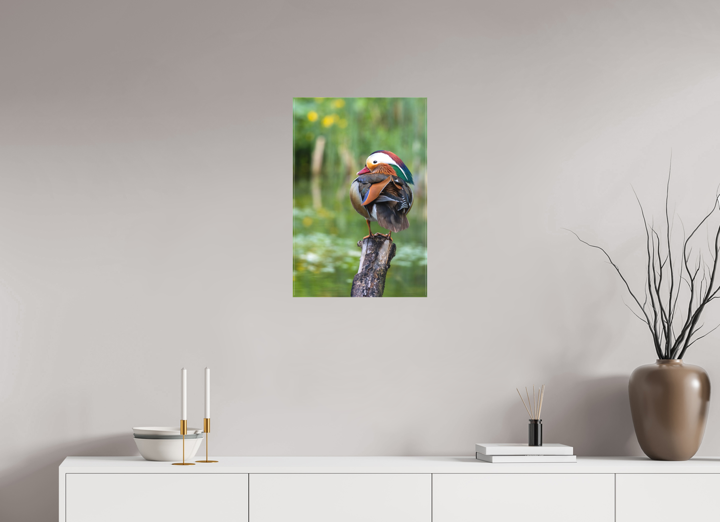40 x 60 cm, Leinwand Perched Beauty