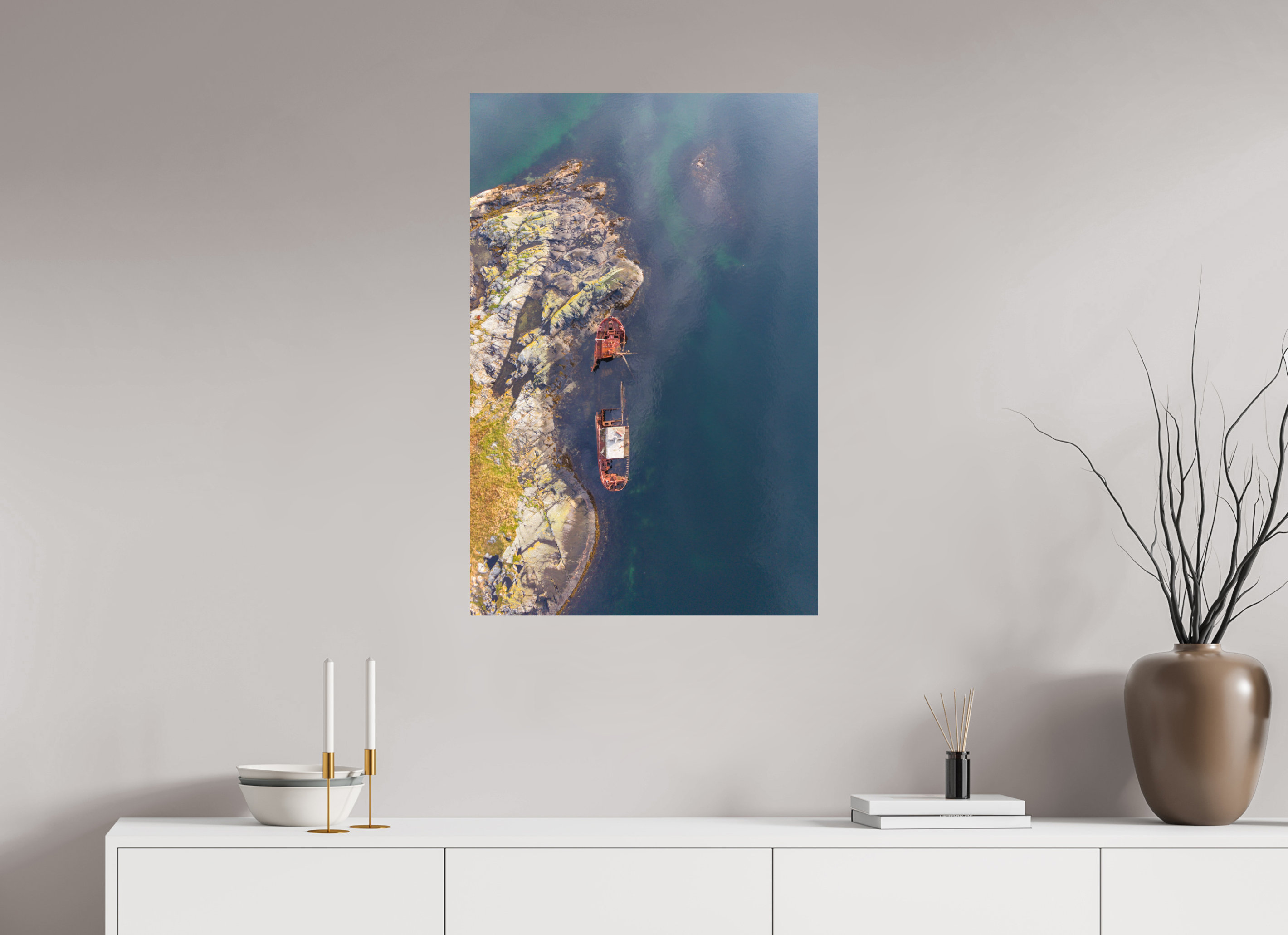 60 x 90 cm, Fine-Art Matt Coastal Relic
