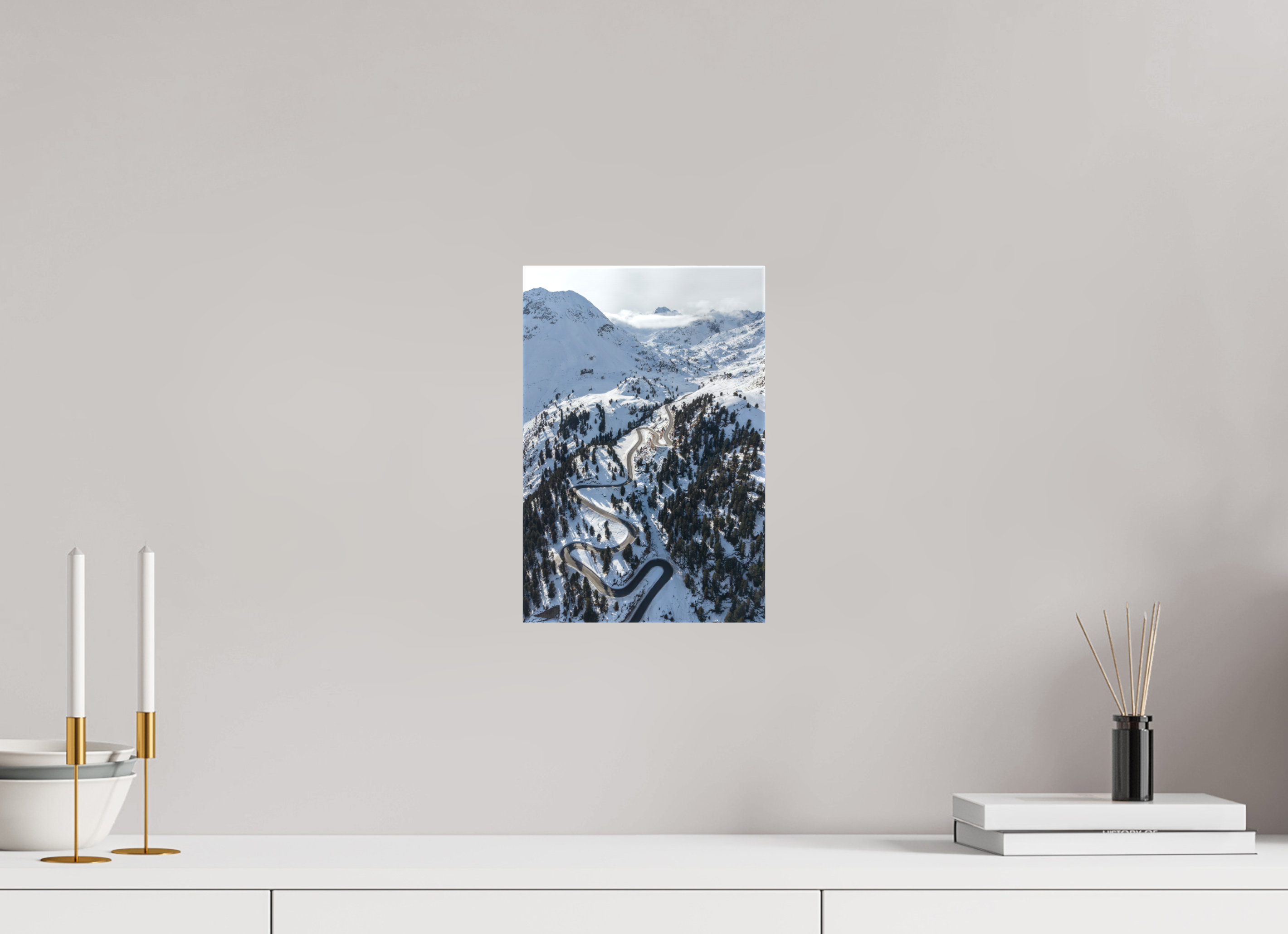 20 x 30 cm, Leinwand Road to the Summit