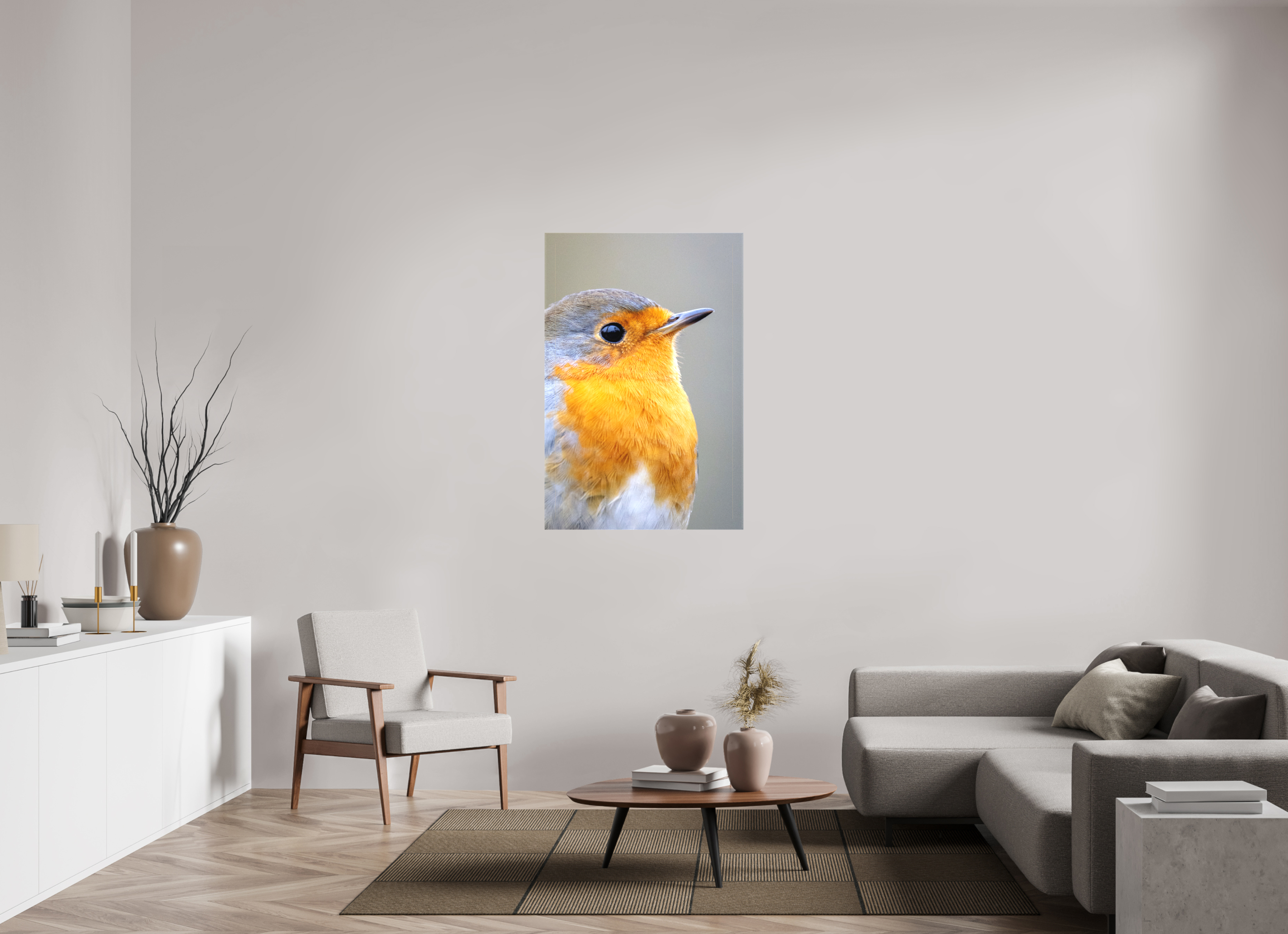 80 x 120 cm, Leinwand Robin Portrait