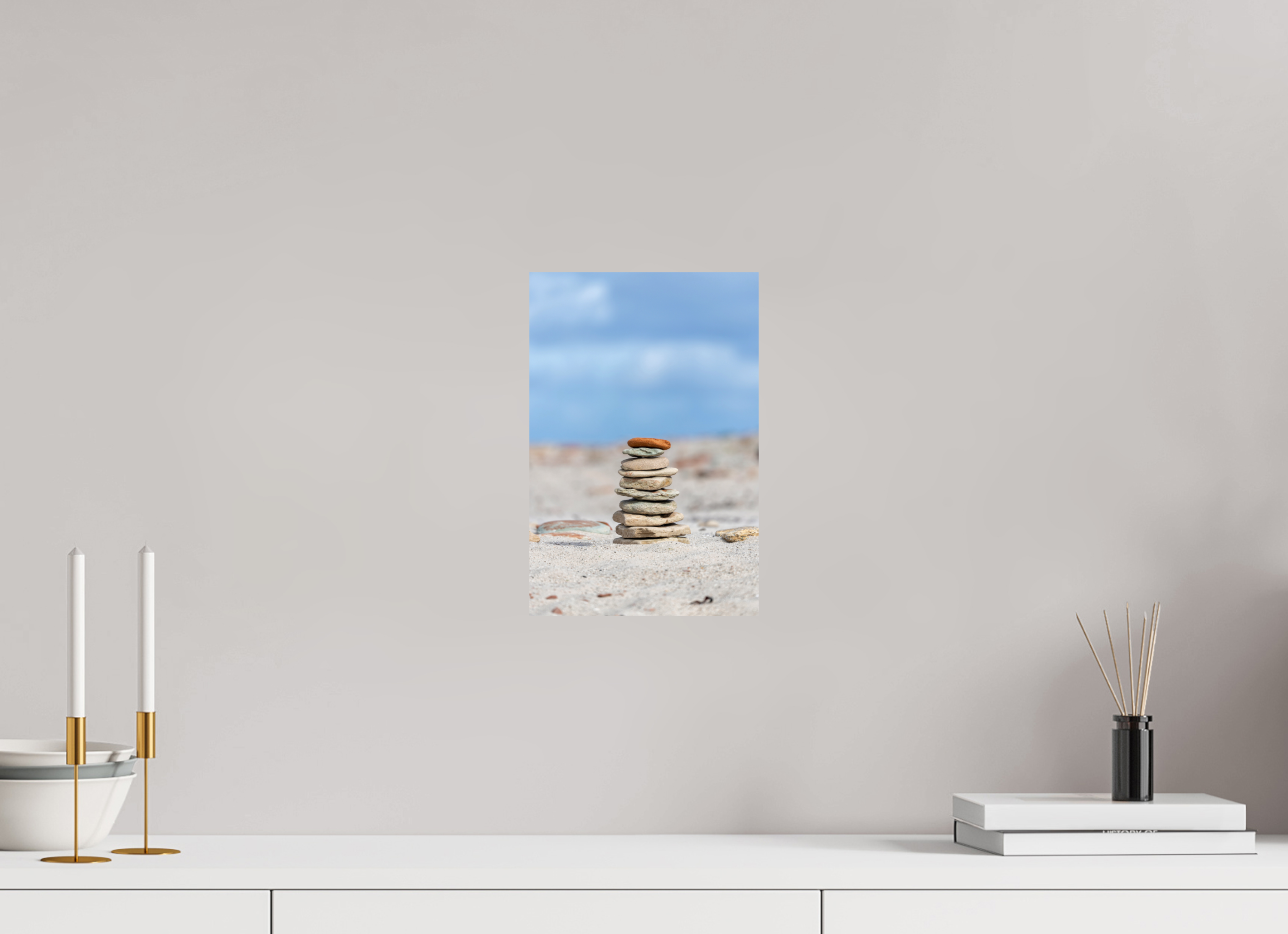 20 x 30 cm, Fine Art Print auf Alu-Dibond Stones of Serenity