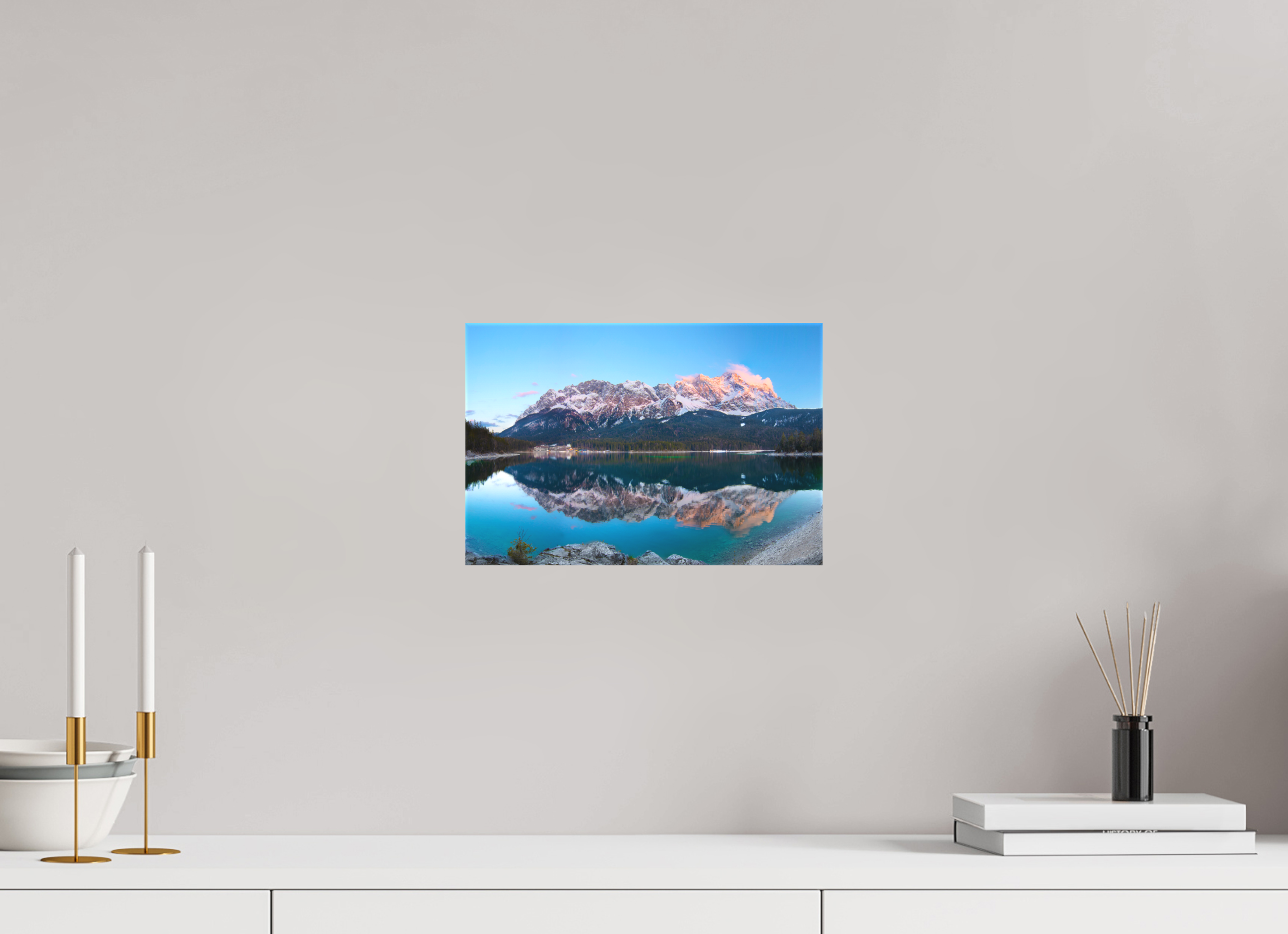 30 x 20 cm, Leinwand Alpine Glow