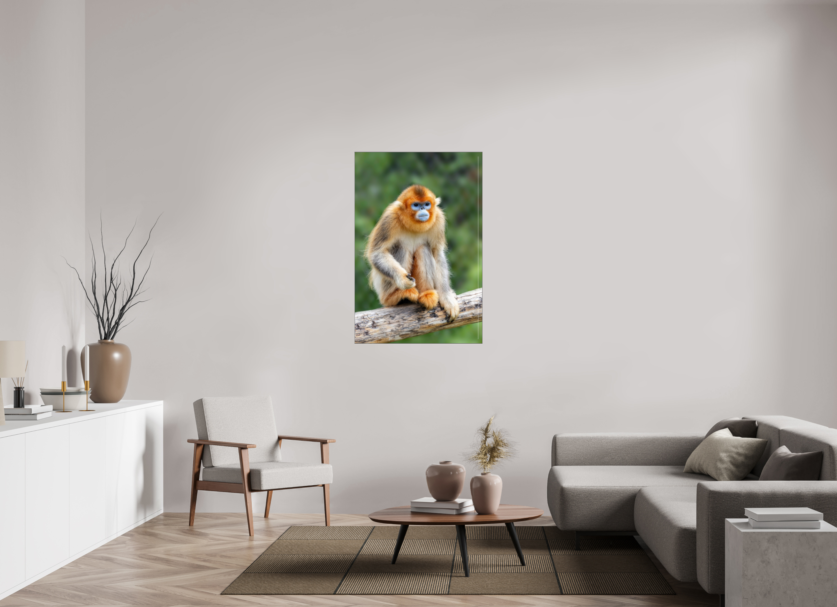 80 x 120 cm, Foto-Abzug hinter Acrylglas glänzend Golden Rest