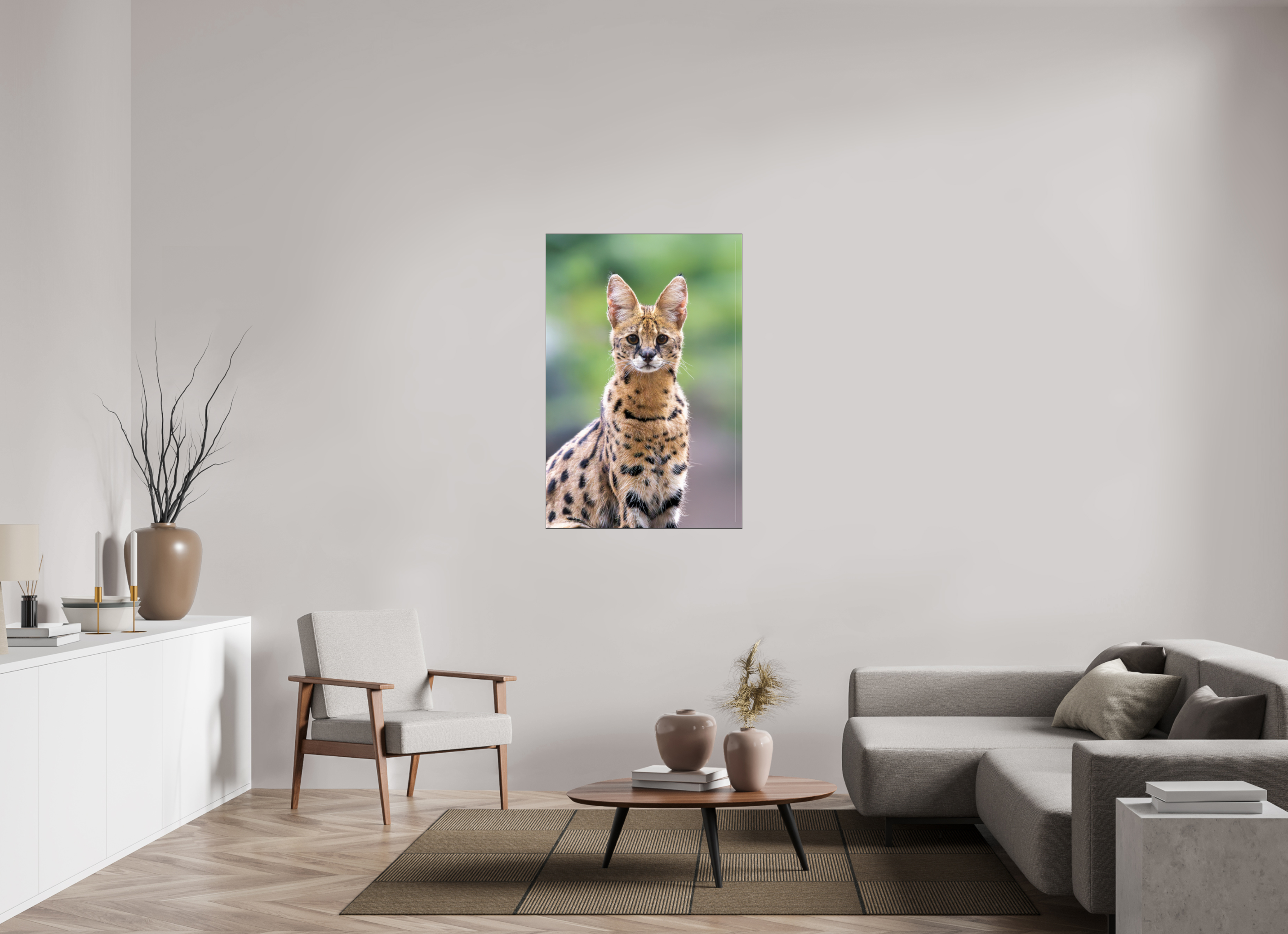 80 x 120 cm, Foto-Abzug hinter Acrylglas glänzend Savannah Spirit