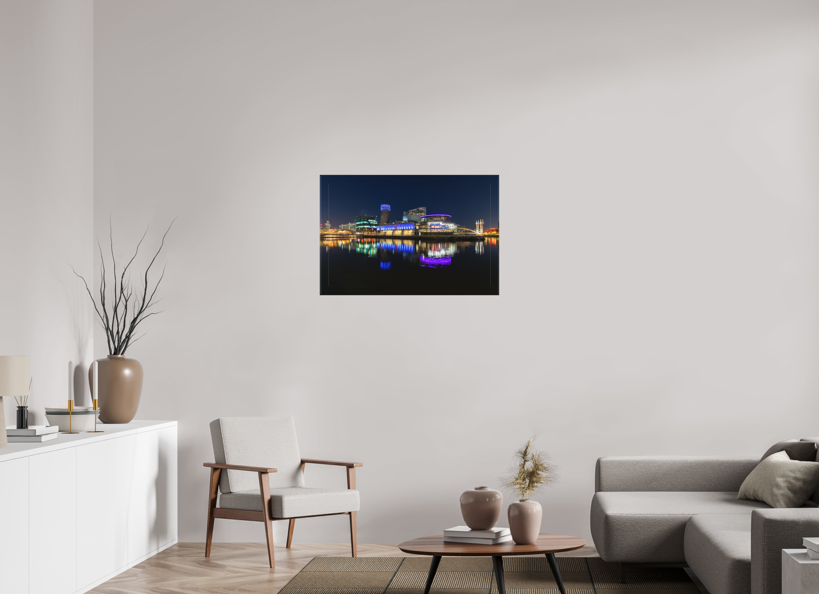 90 x 60 cm, Leinwand Urban Reflections