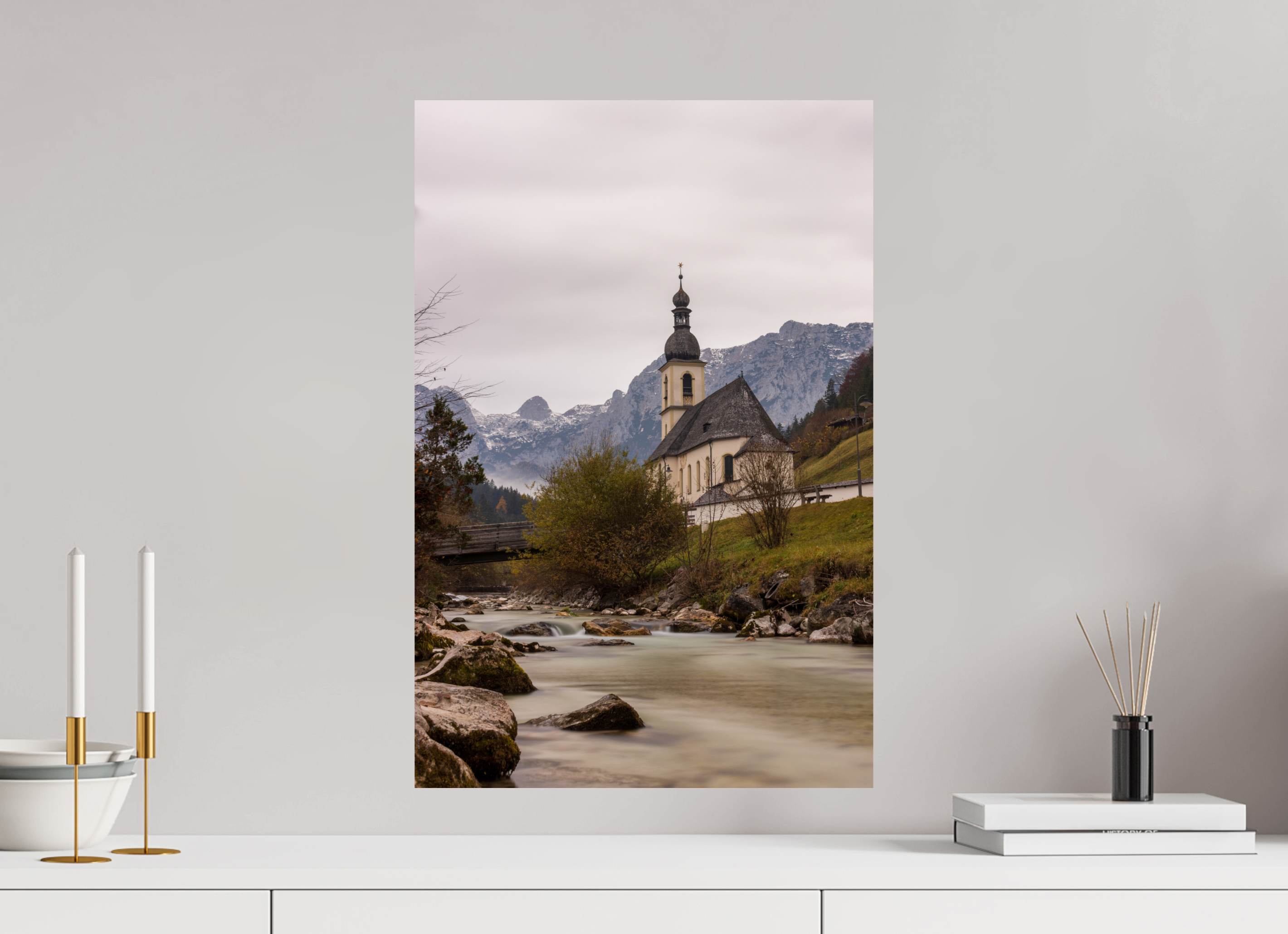40 x 60 cm, Fine Art Print auf Alu-Dibond Sacred Stream