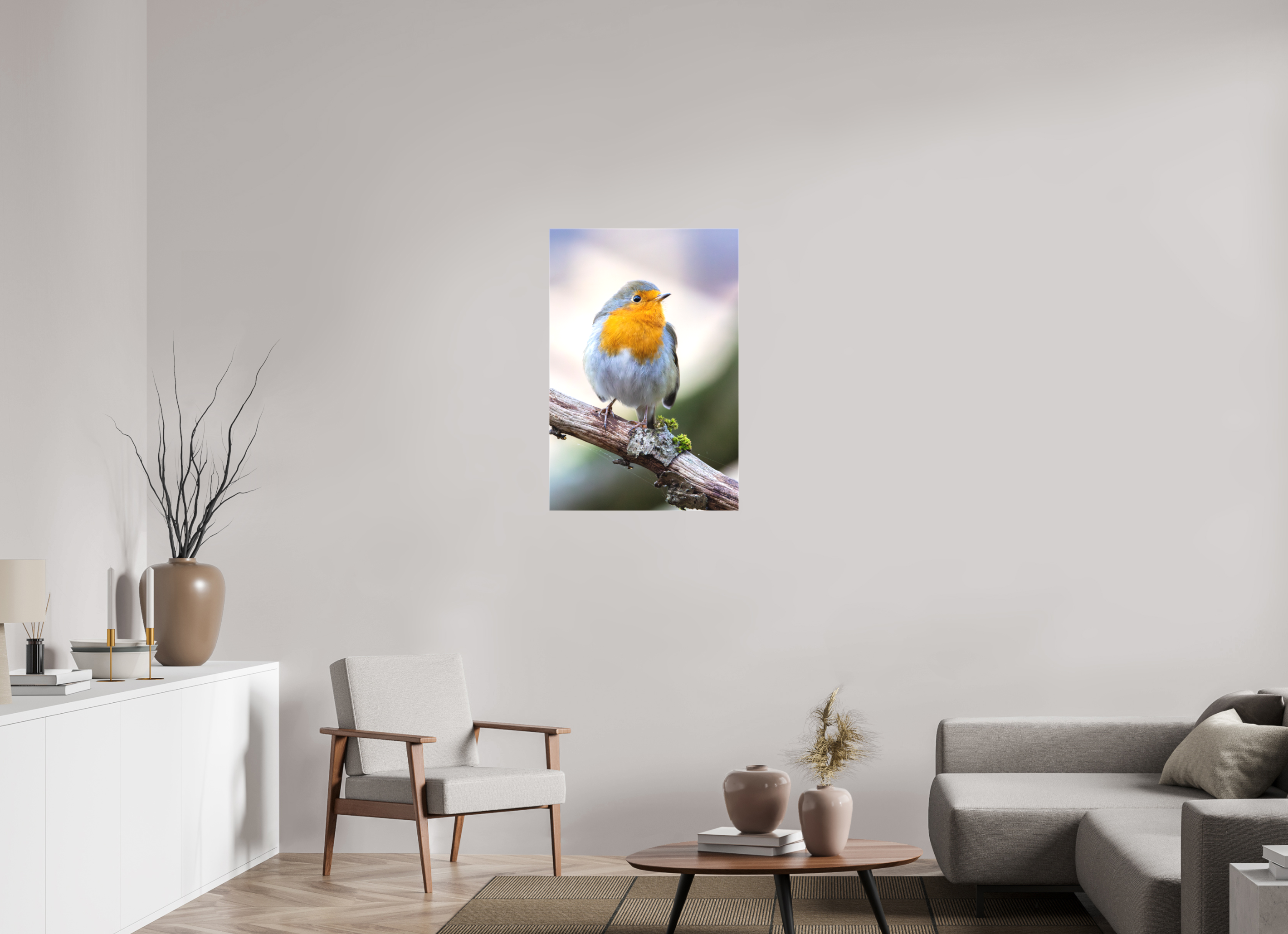 60 x 90 cm, Leinwand Perched in Light