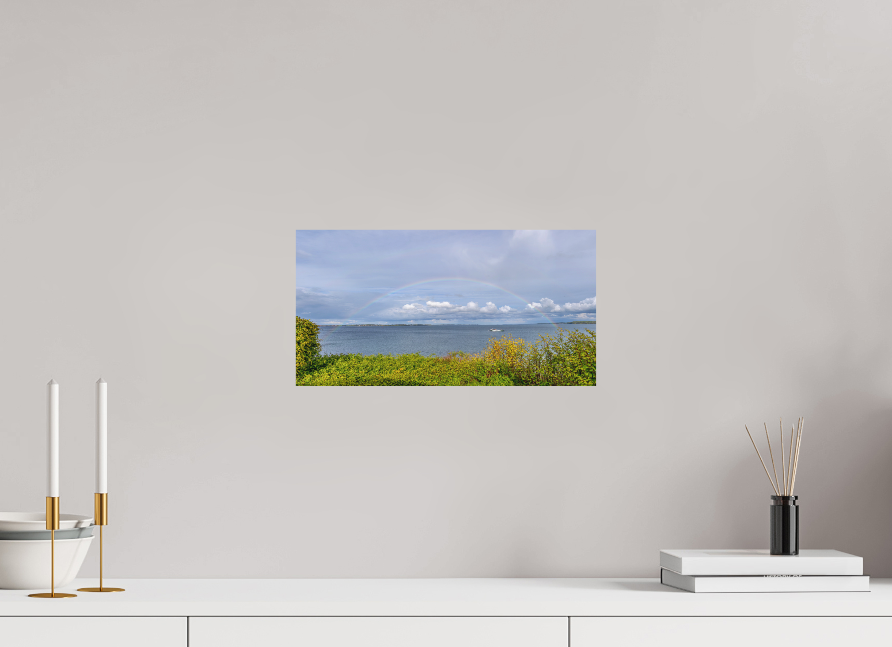 38,4 x 20 cm, Fine-Art Print Matt Painted Horizon