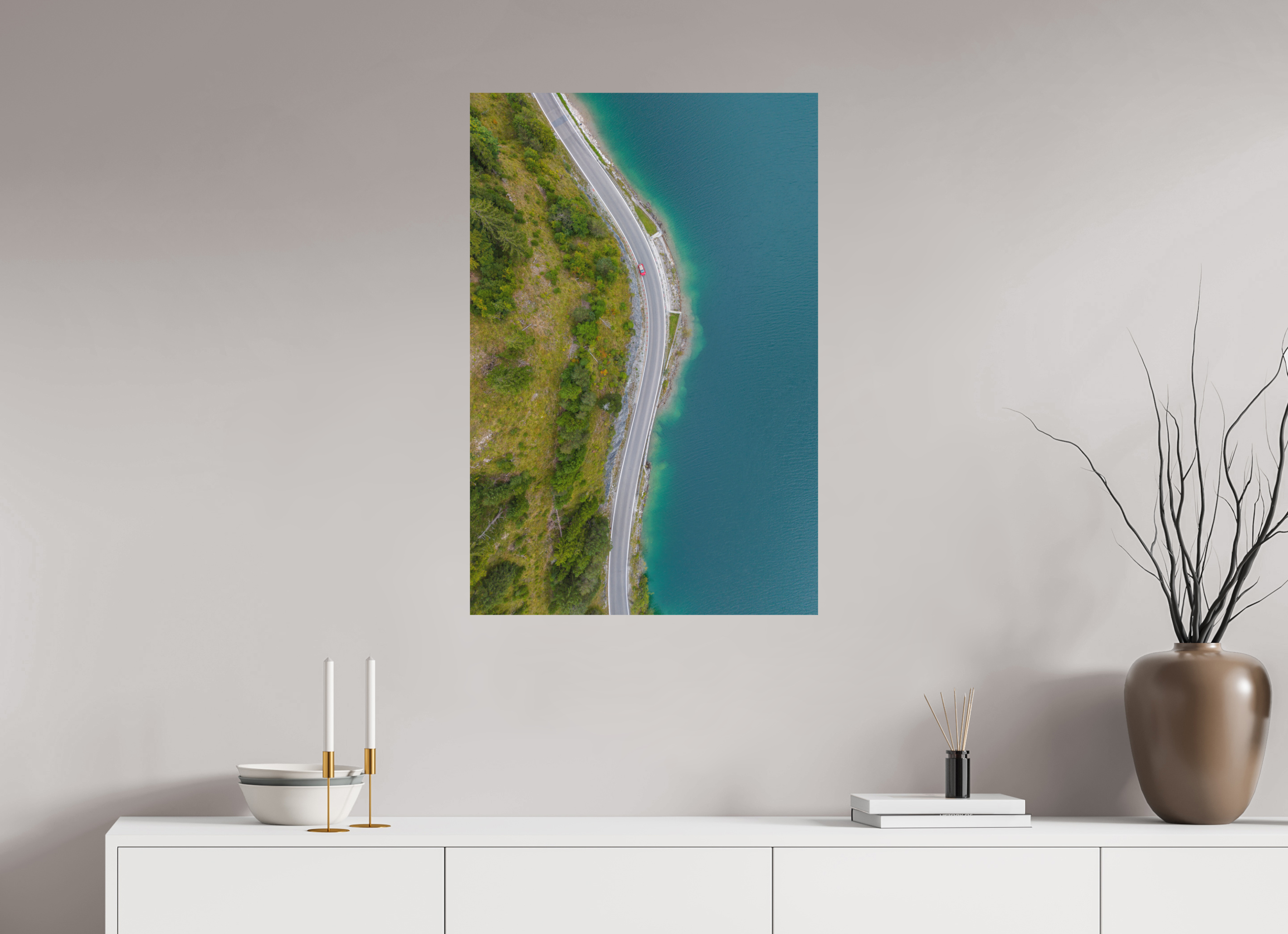 60 x 90 cm, Fine-Art Matt Edge of Serenety