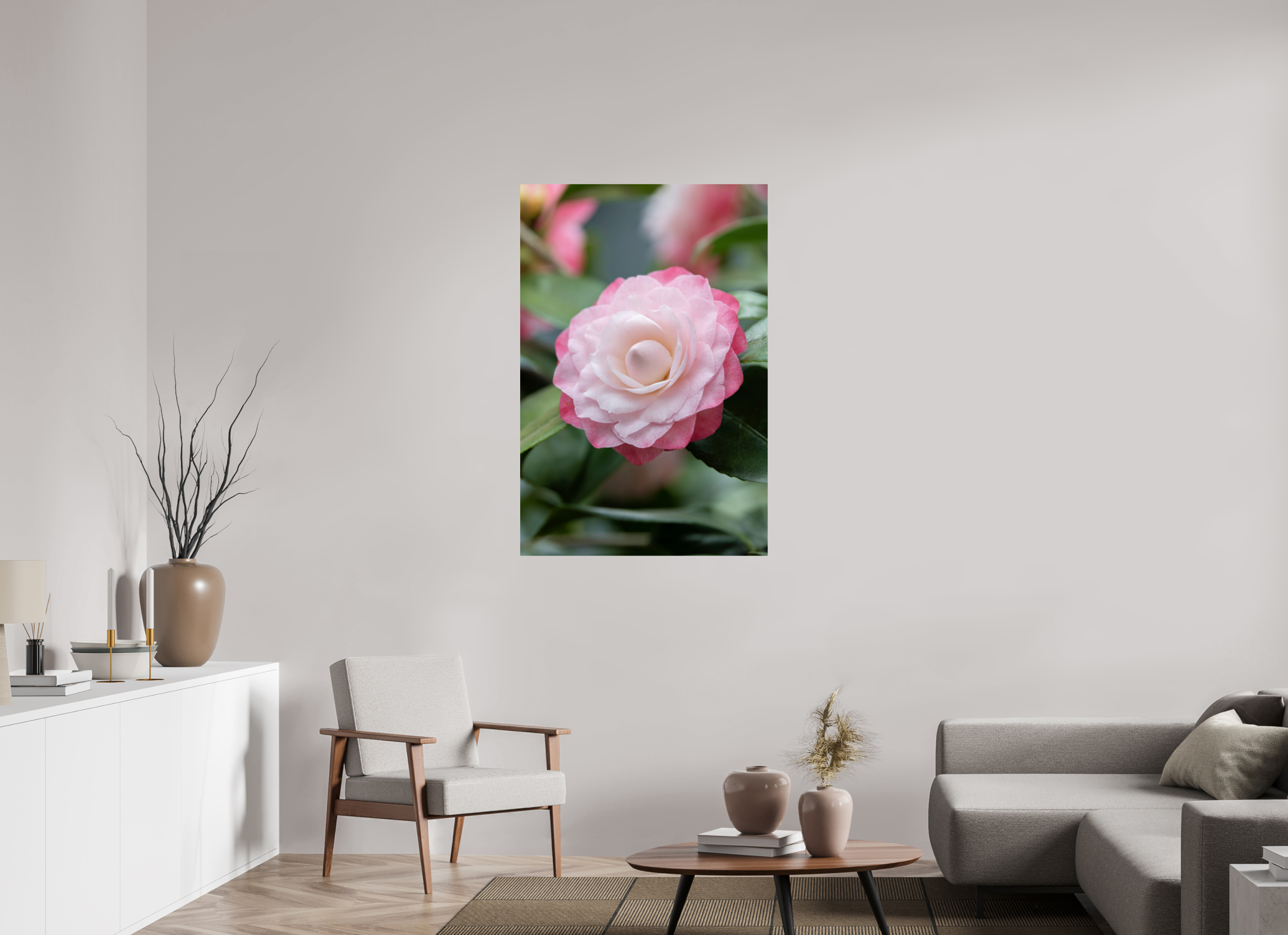 80 x 120 cm, Fine Art Print auf Alu-Dibond Timeless Bloom
