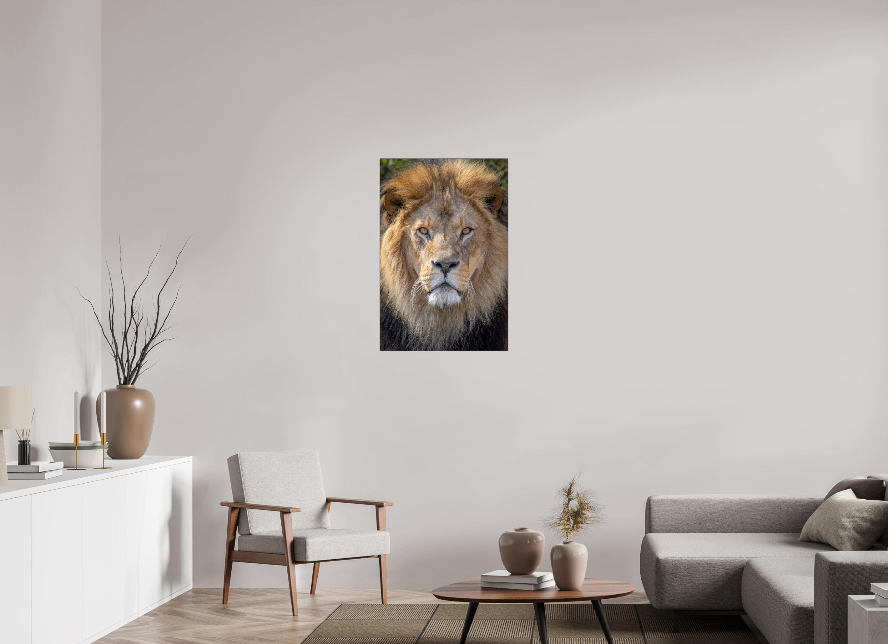 60 x 90 cm, Foto-Abzug hinter Acrylglas glänzend Eternal King