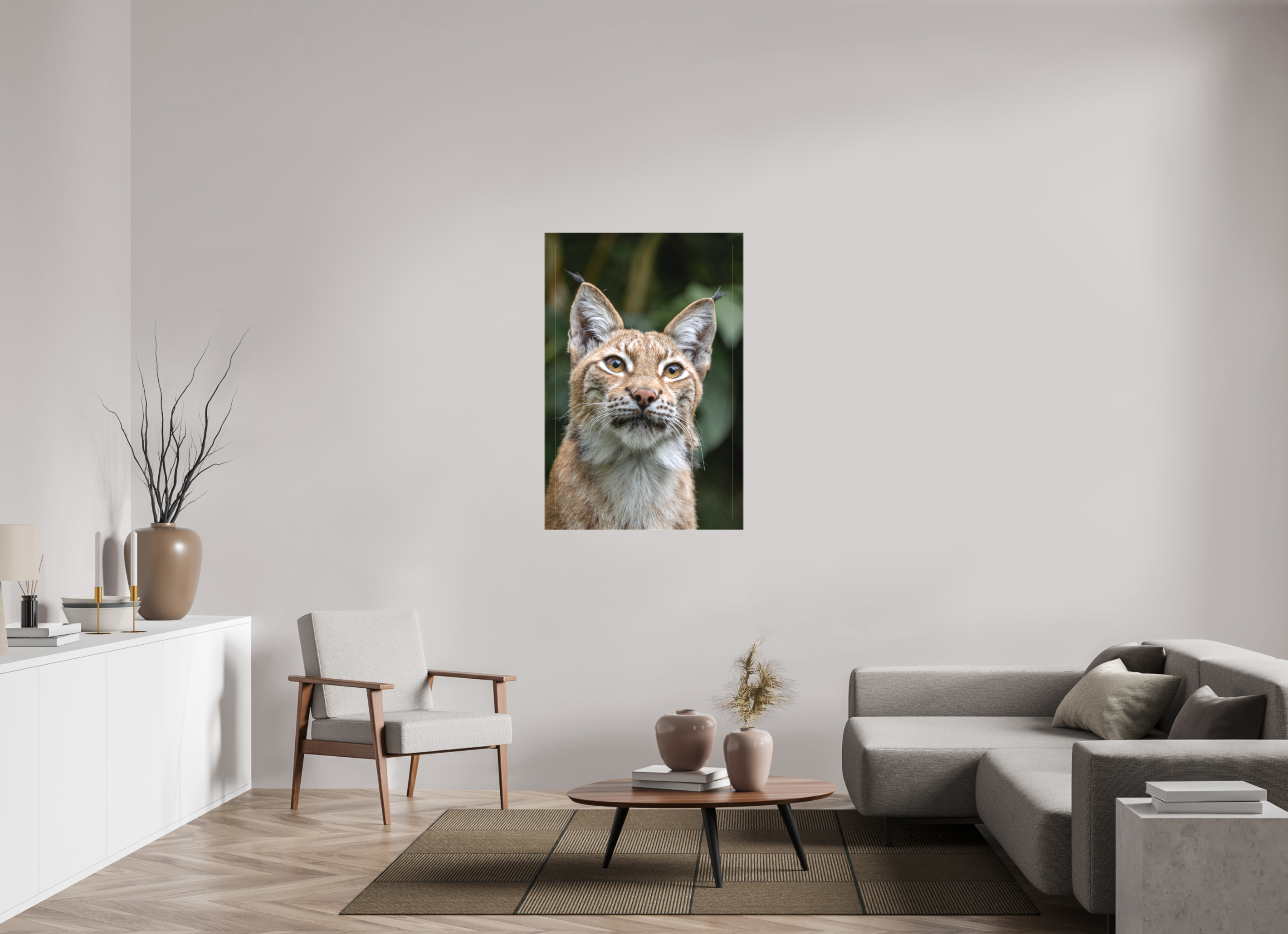 80 x 120 cm, Leinwand Forest Eyes