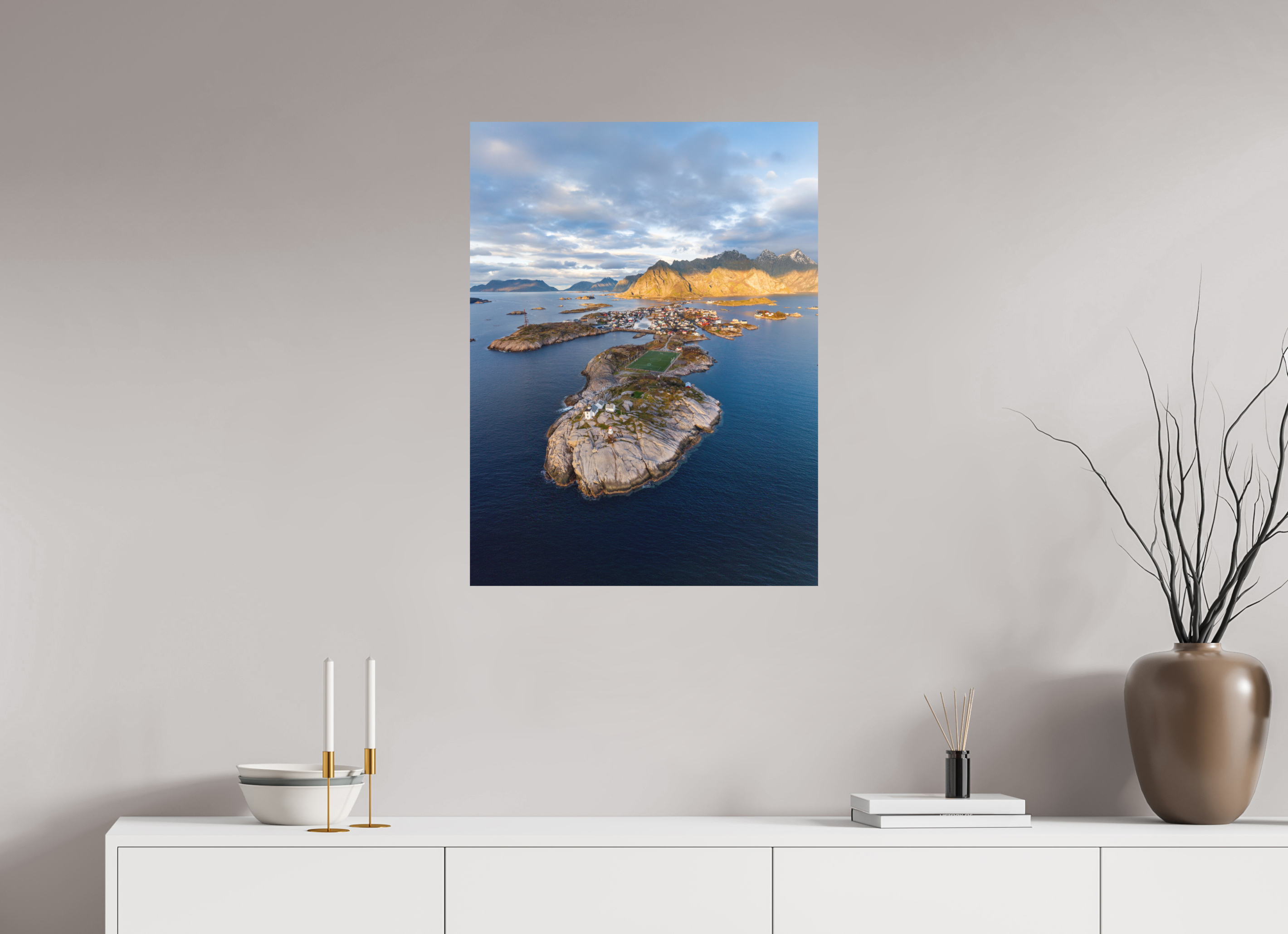 60 x 80 cm, Fine-Art Print Matt Norwegian Mosaic