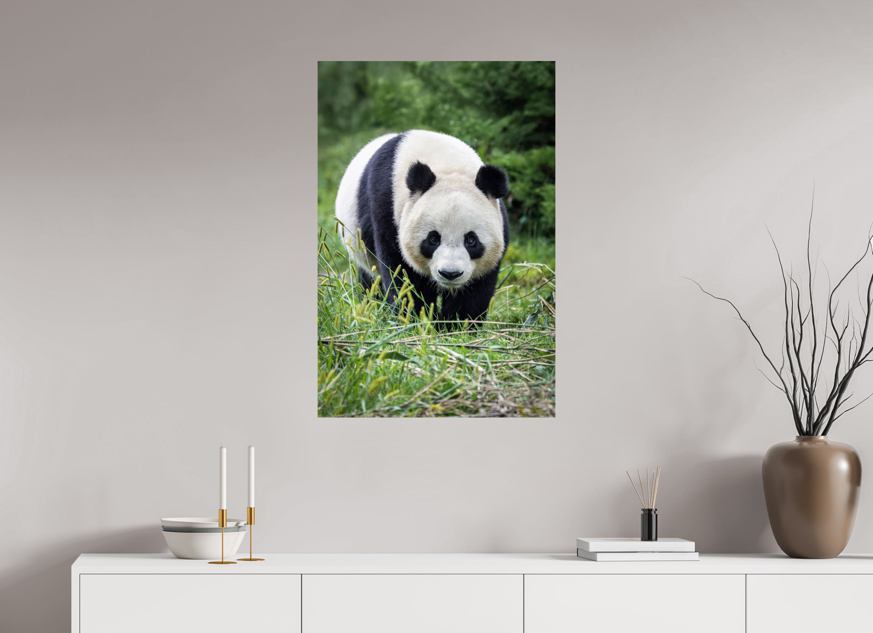 60 x 90 cm, Fine Art Print auf Alu-Dibond Forest Friend