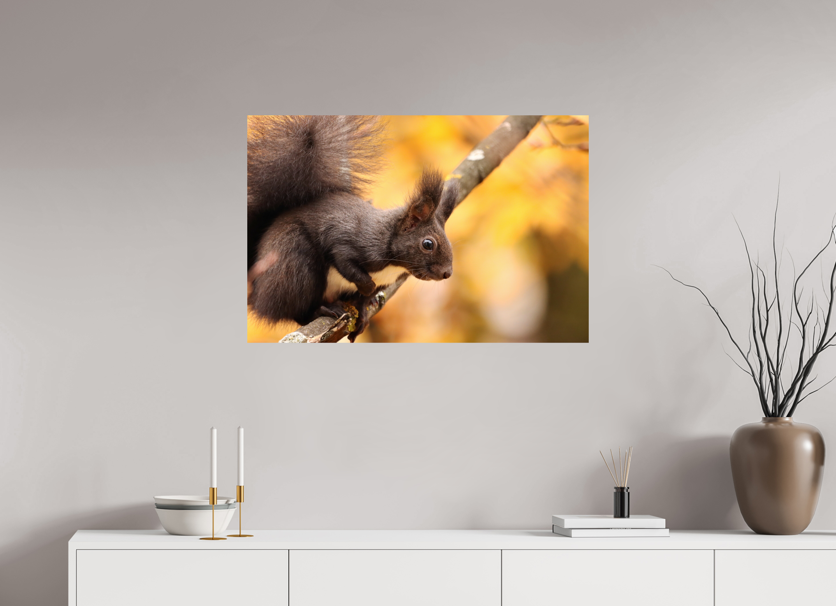 90 x 60 cm, Fine Art Print auf Alu-Dibond Autumn Whisper