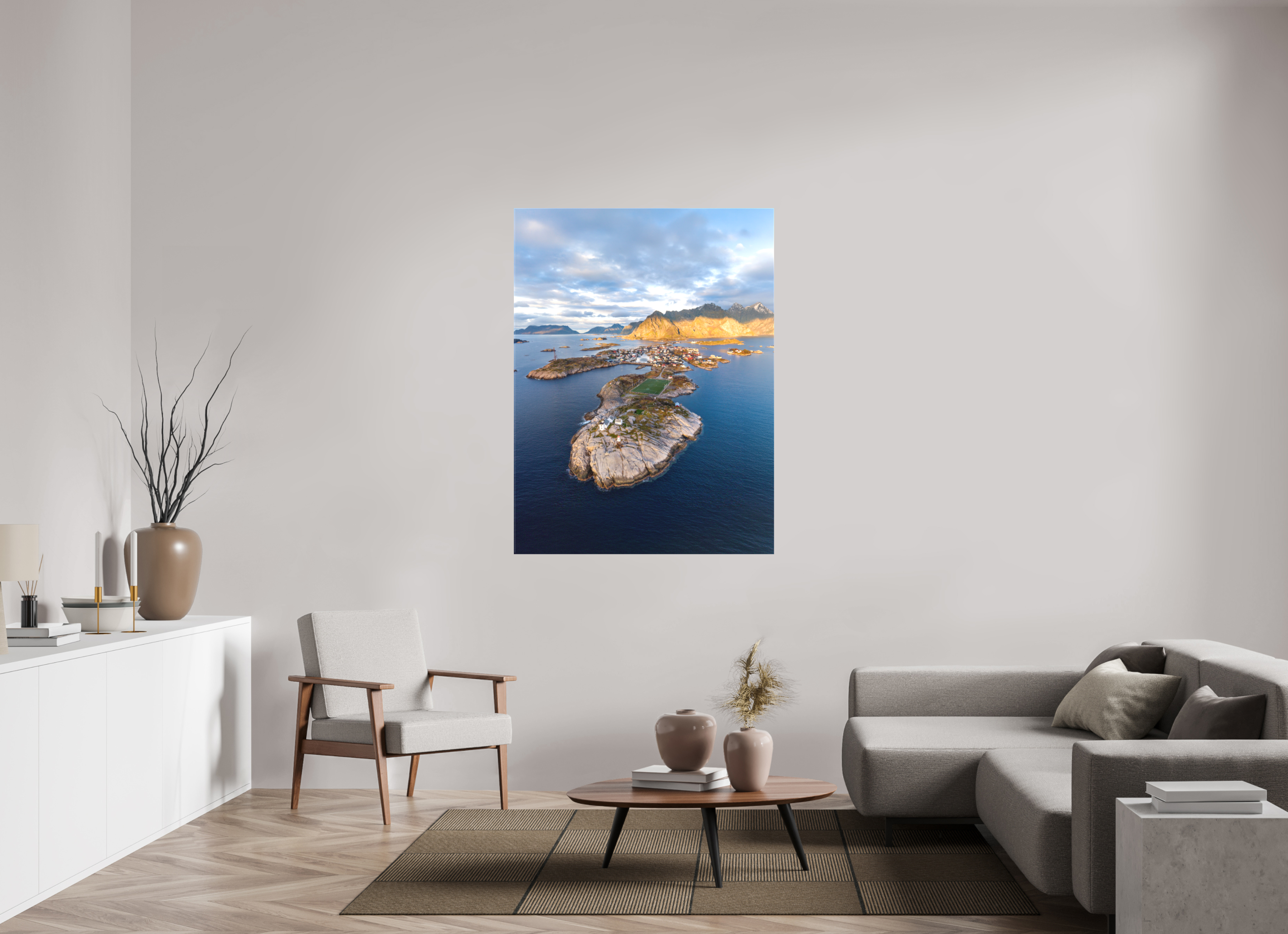 105 x 140 cm, Leinwand Norwegian Mosaic
