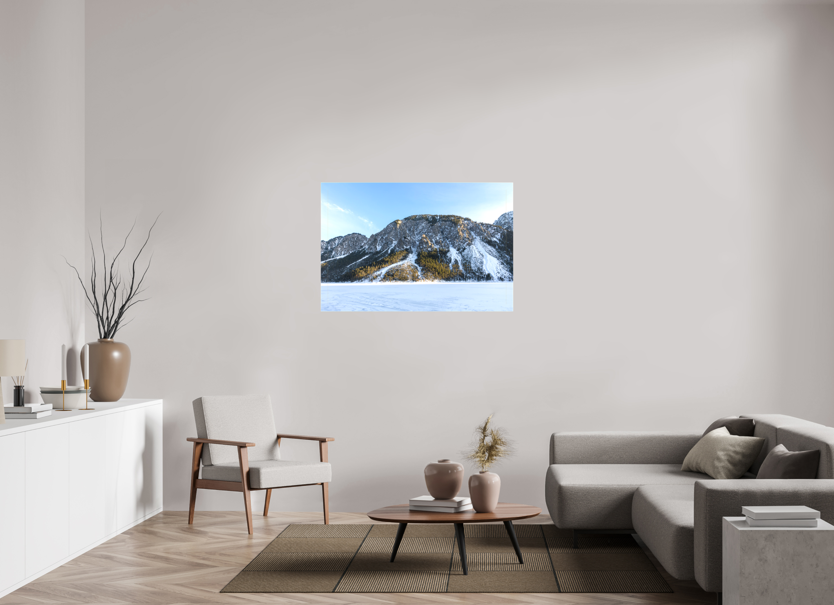 120 x 80 cm, Leinwand Evening Silence