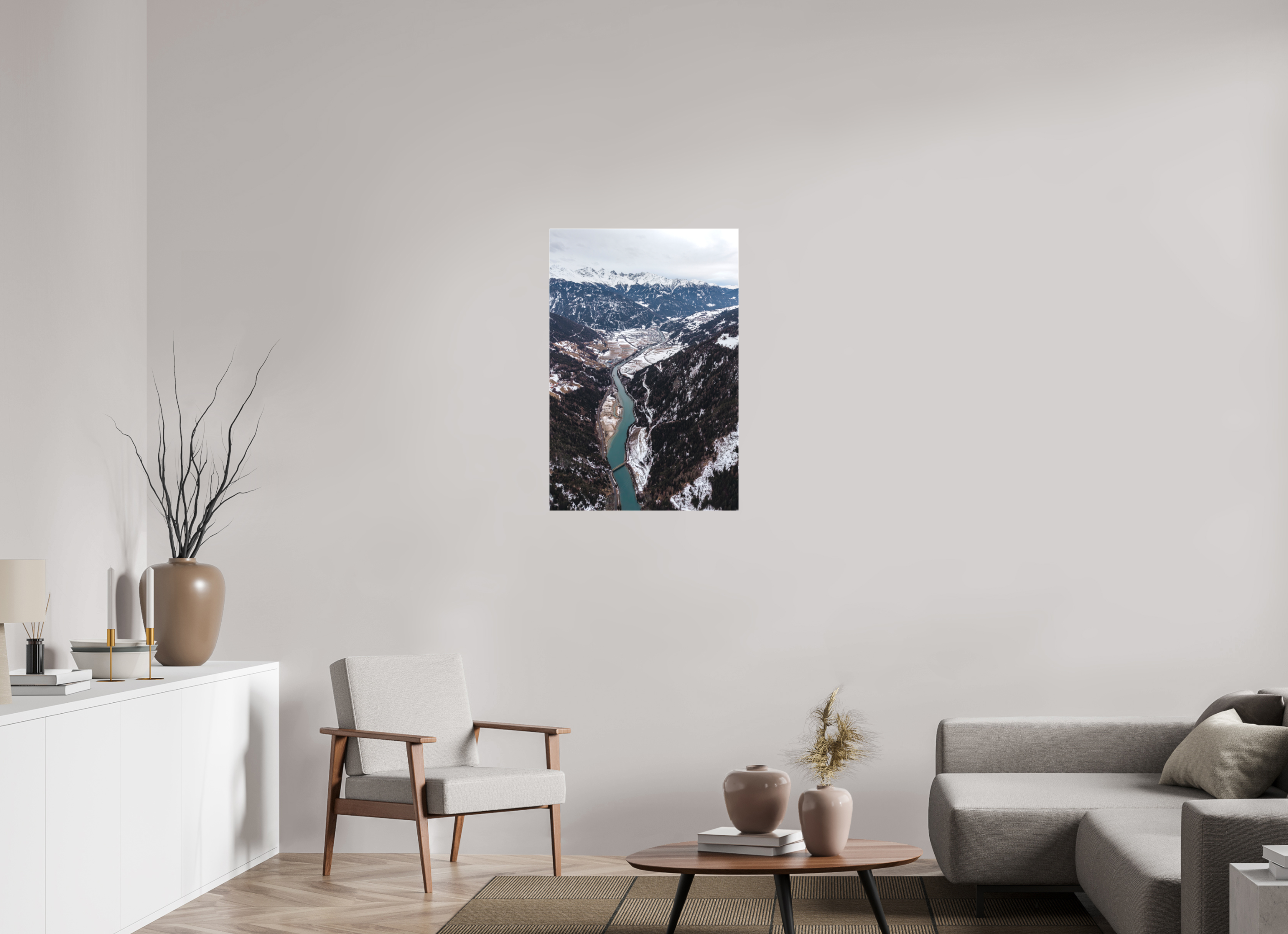 60 x 90 cm, Leinwand Valley of Silence