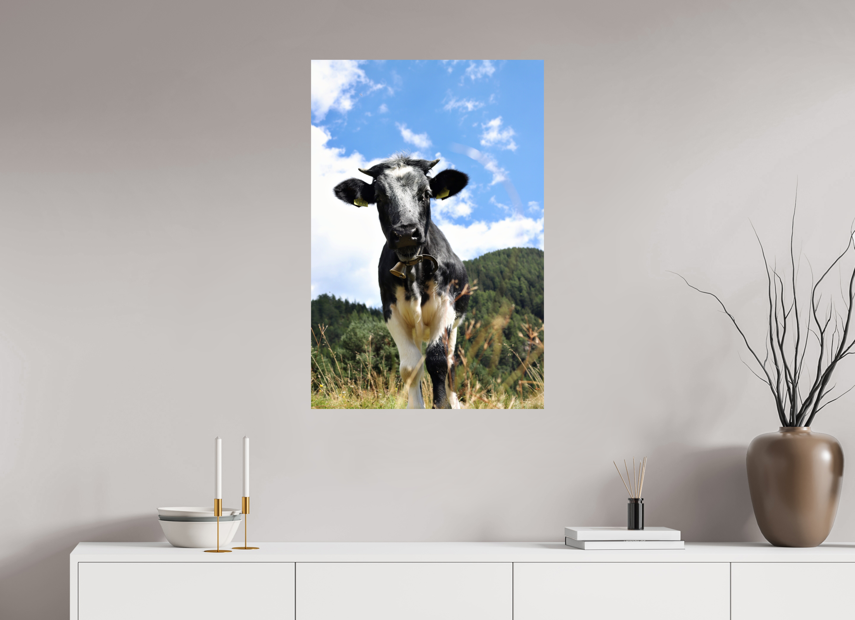 60 x 90 cm, Fine Art Print auf Alu-Dibond Field Perspective