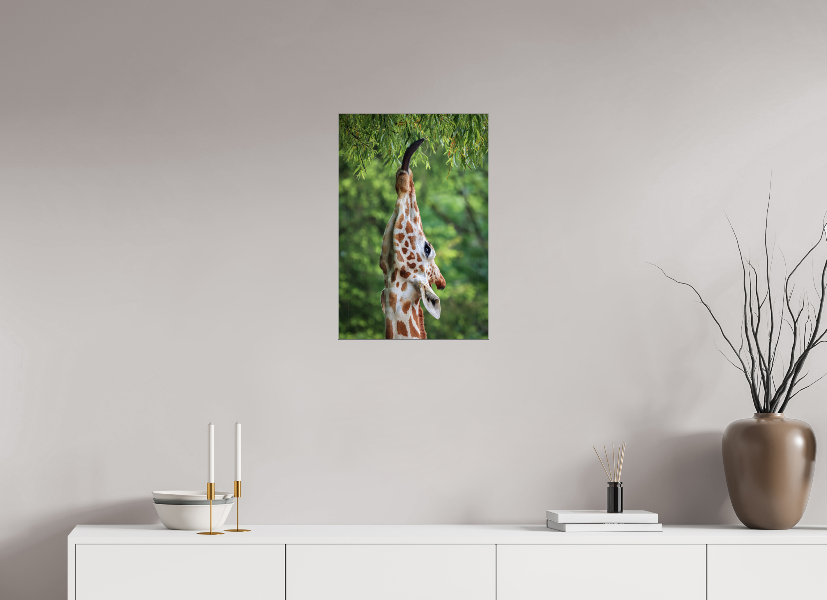 40 x 60 cm, Foto-Abzug hinter Acrylglas glänzend Tree Top Snack