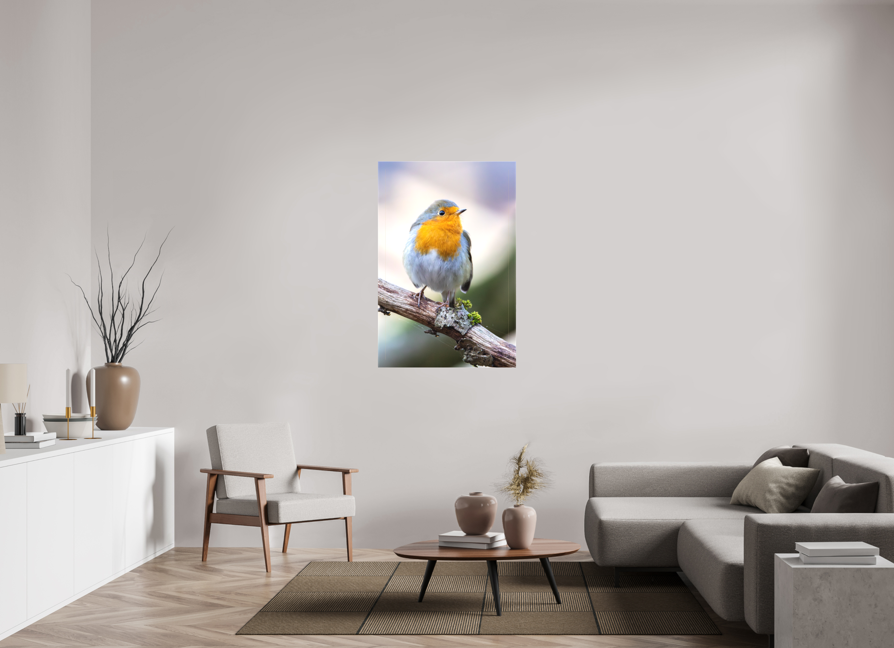 80 x 120 cm, Leinwand Perched in Light