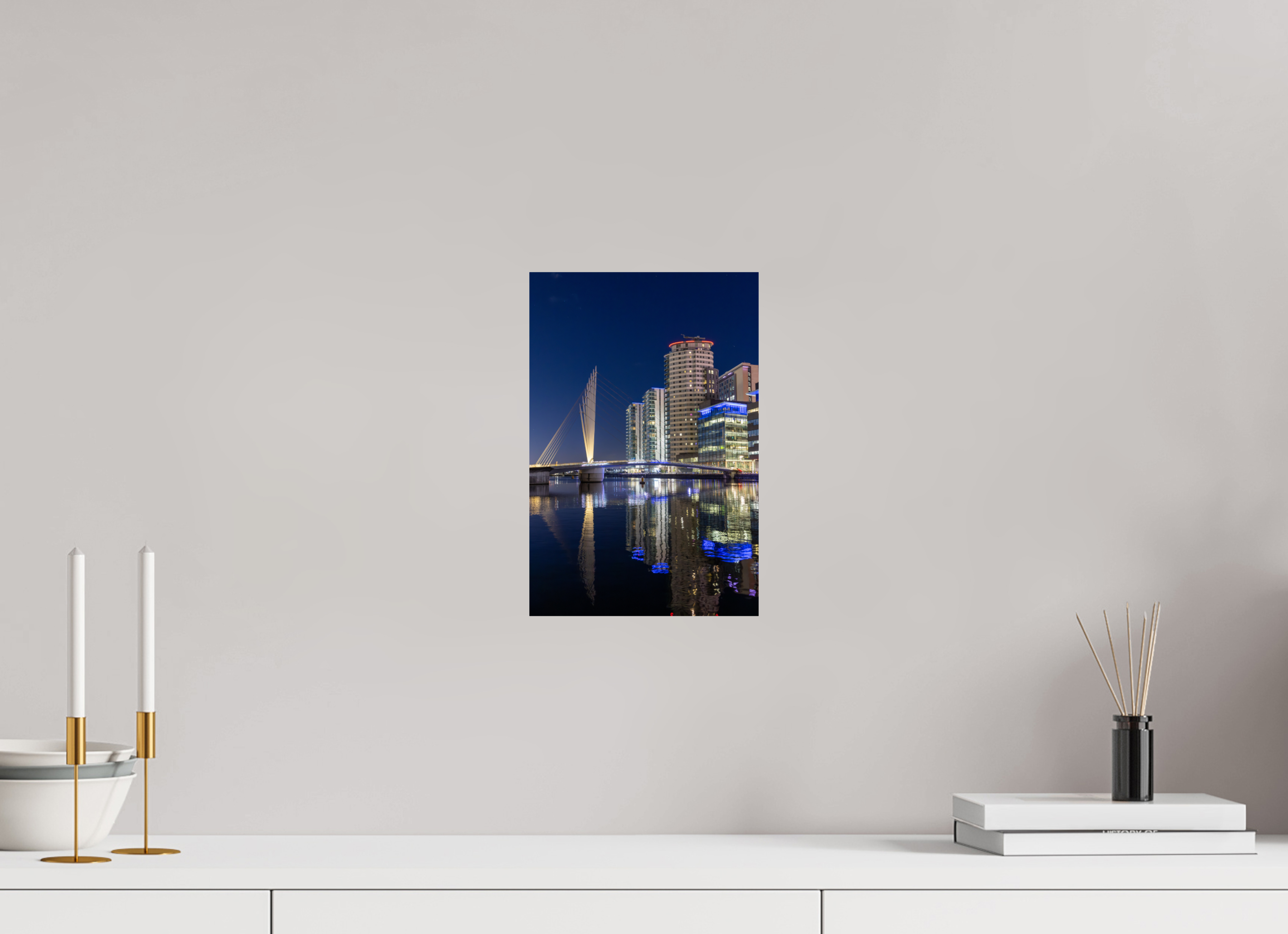 20 x 30 cm, Fine Art Print auf Alu-Dibond Reflected Nights