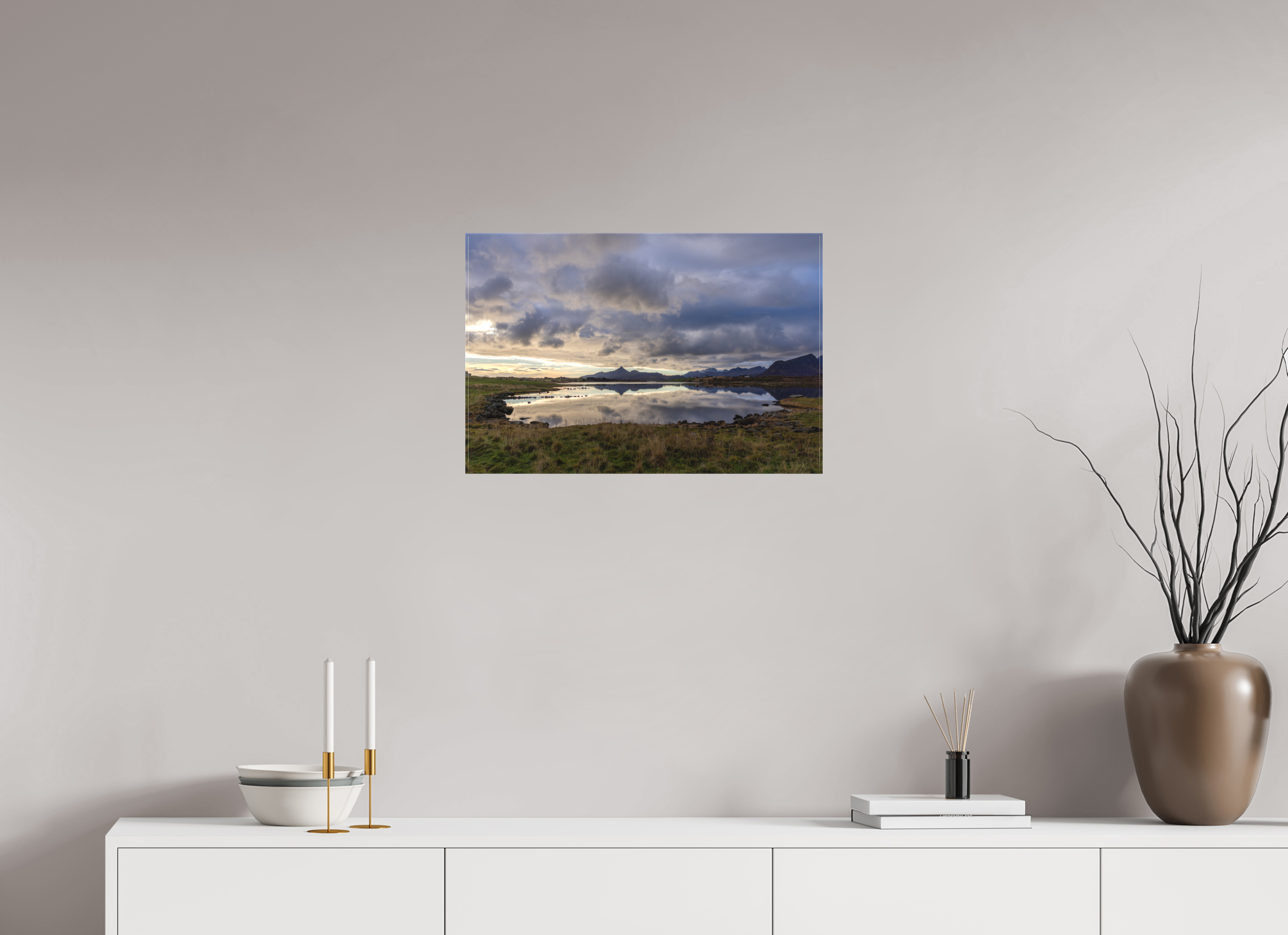 60 x 40 cm, Leinwand Twilight Reflection