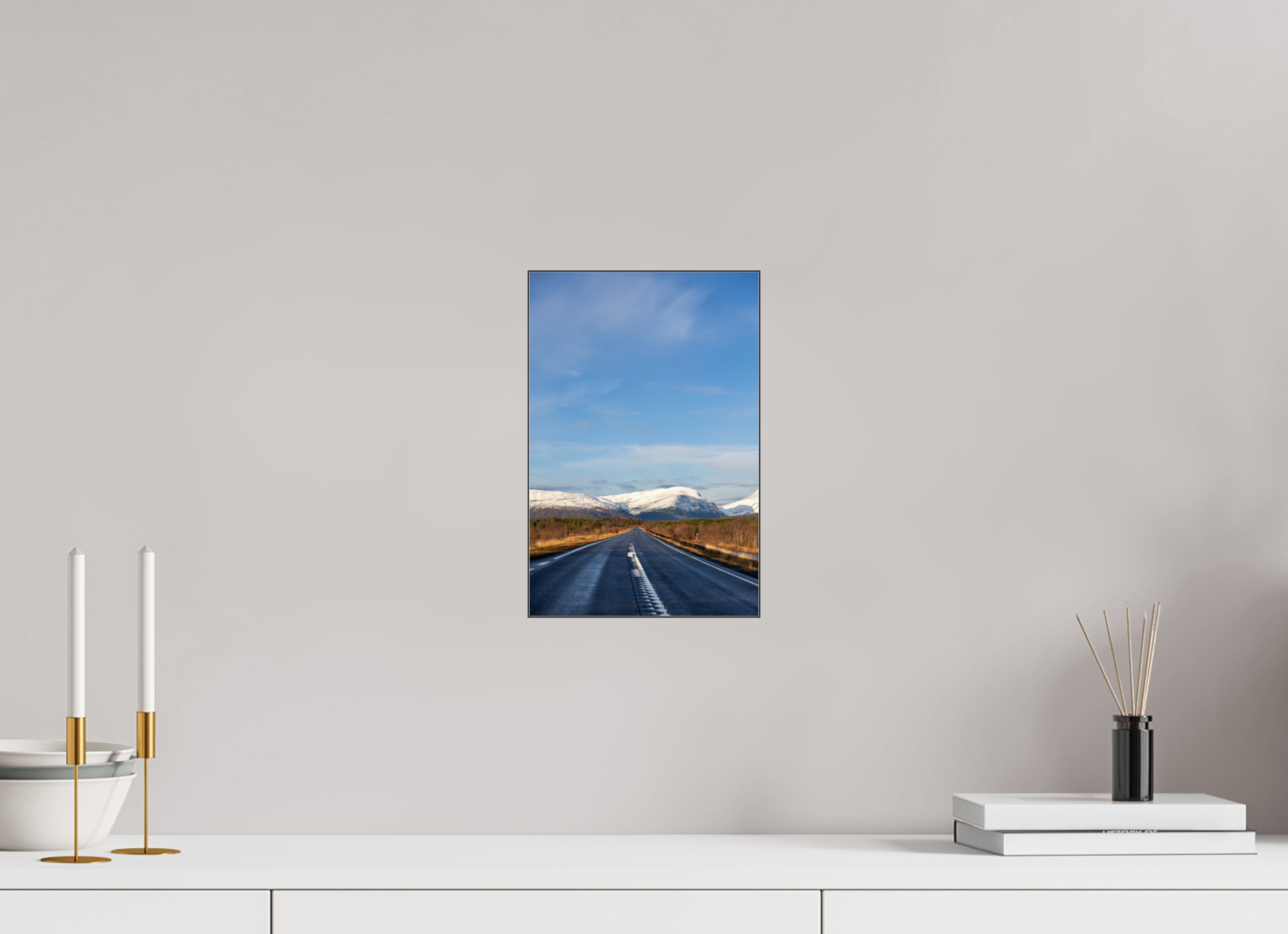 20 x 30 cm, Foto-Abzug hinter Acrylglas glänzend Path to the Peaks