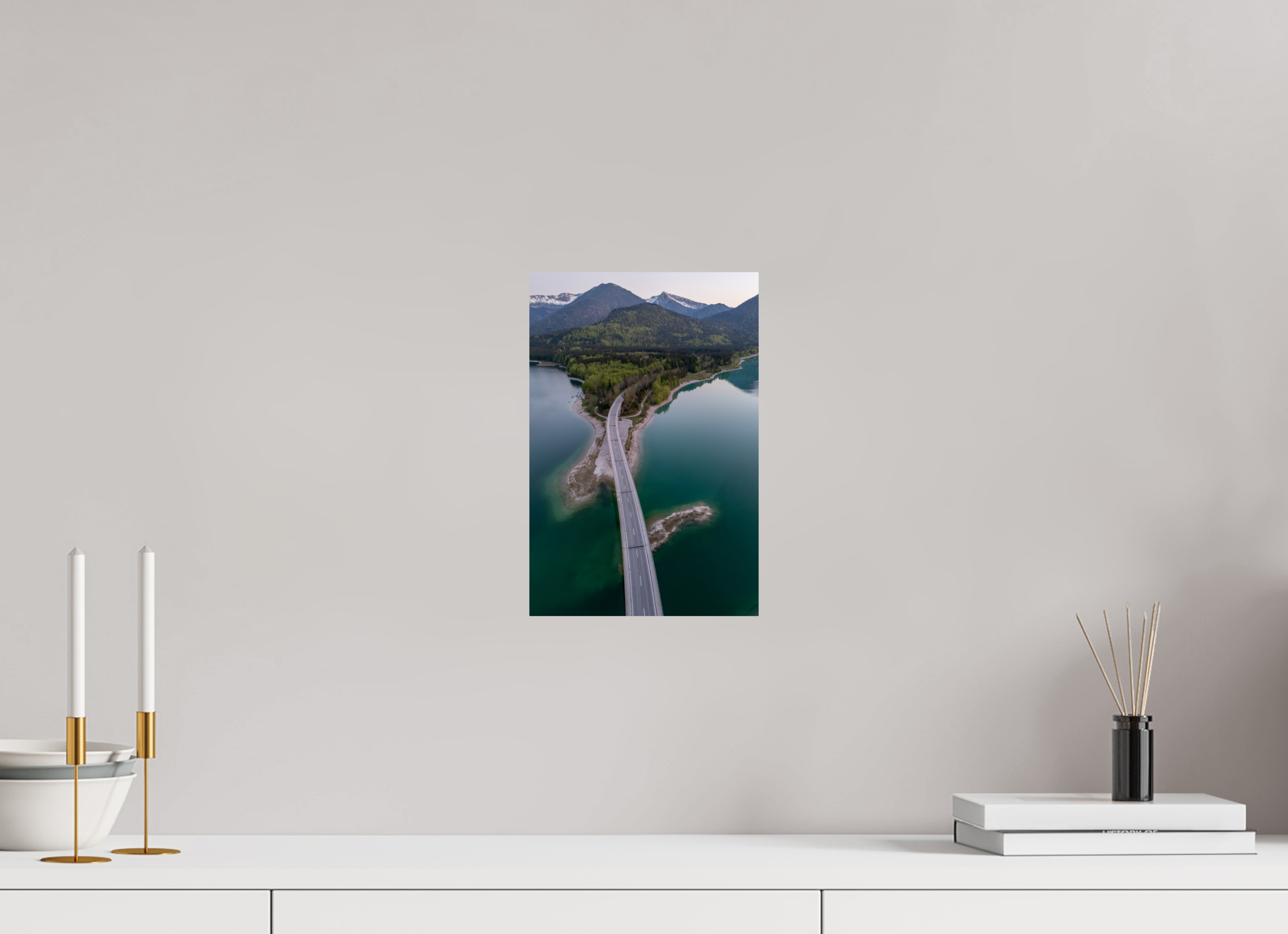 20 x 30 cm, Fine Art Print auf Alu-Dibond Bridge to Serenity