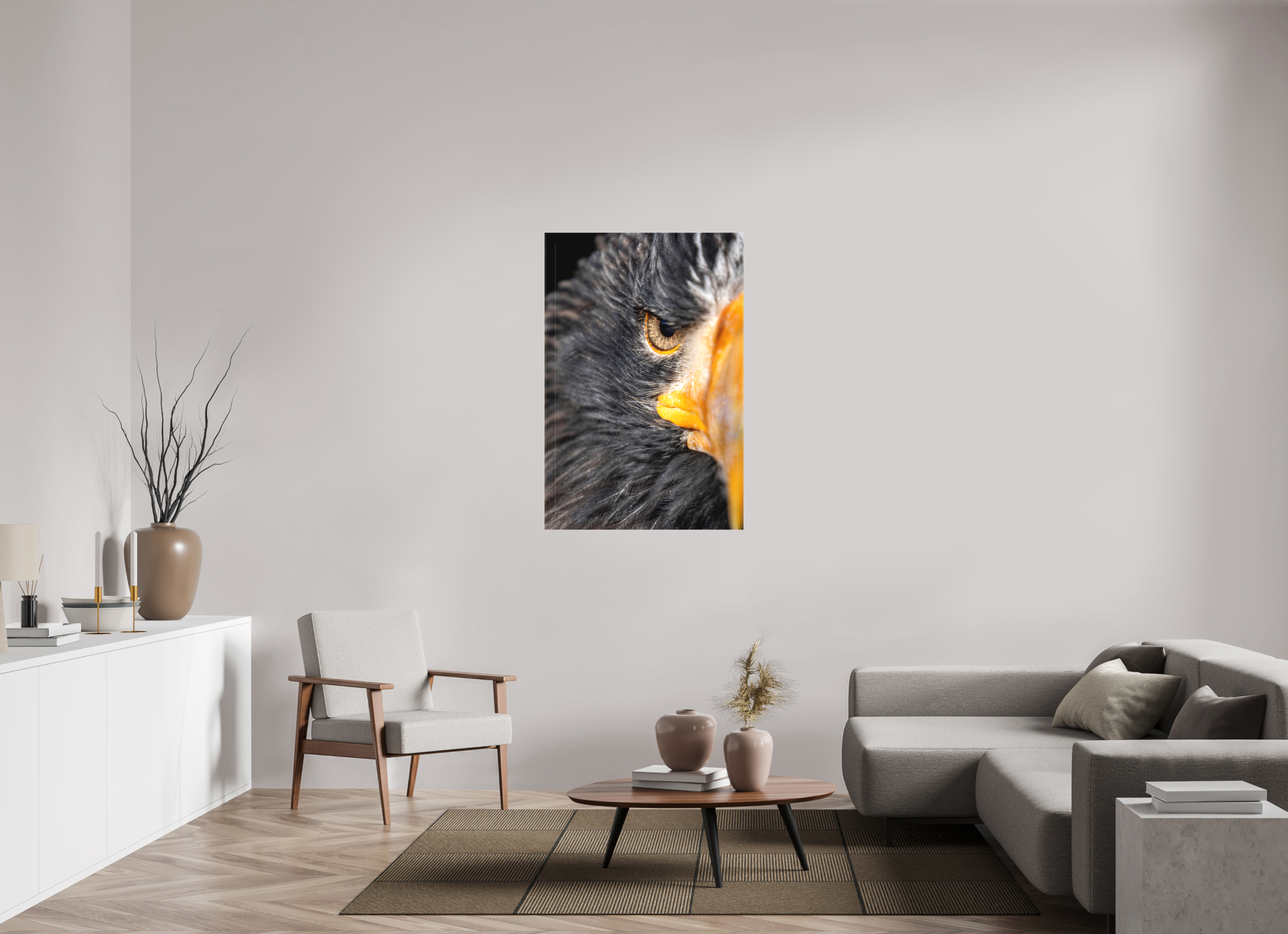 80 x 120 cm, Leinwand Piercing Gaze