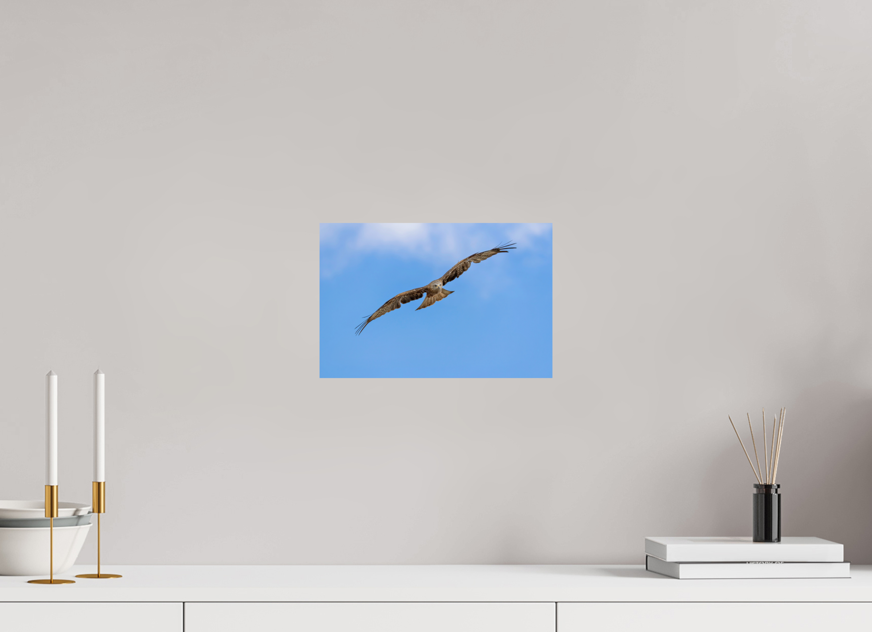 30 x 20 cm, Fine Art Print auf Alu-Dibond Hunter of the Breeze