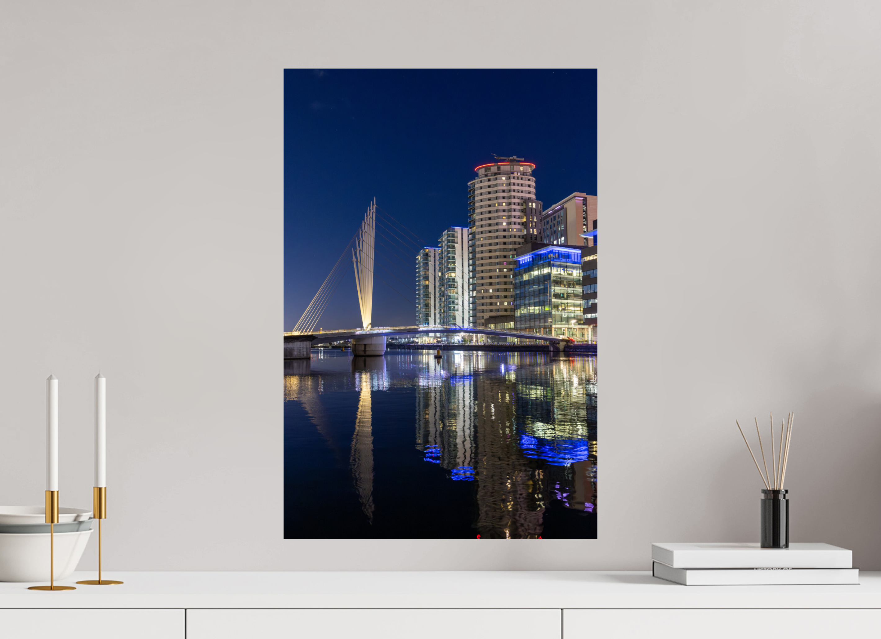 40 x 60 cm, Fine Art Print auf Alu-Dibond Reflected Nights