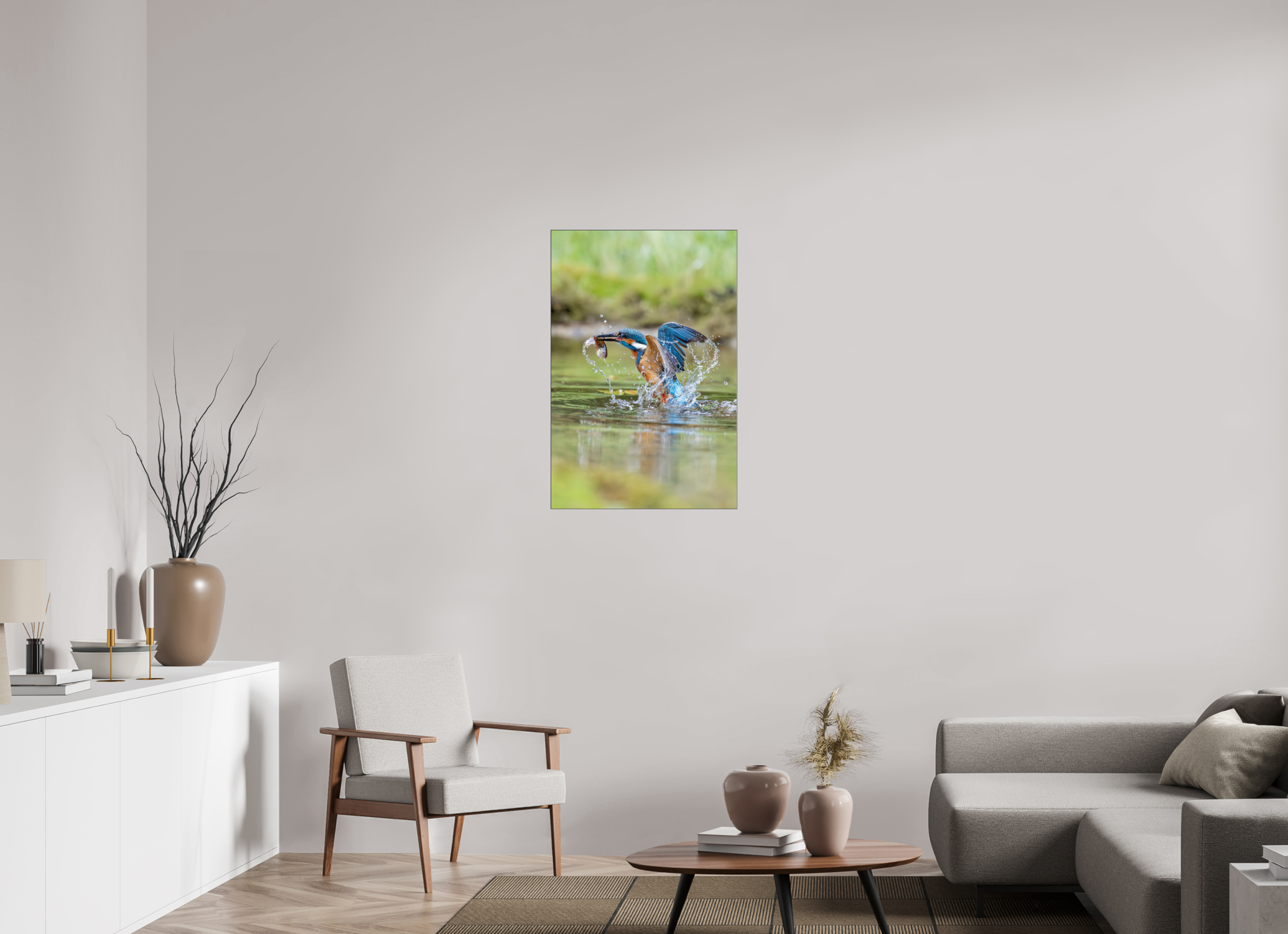 60 x 90 cm, Foto-Abzug hinter Acrylglas glänzend Catch of the Day