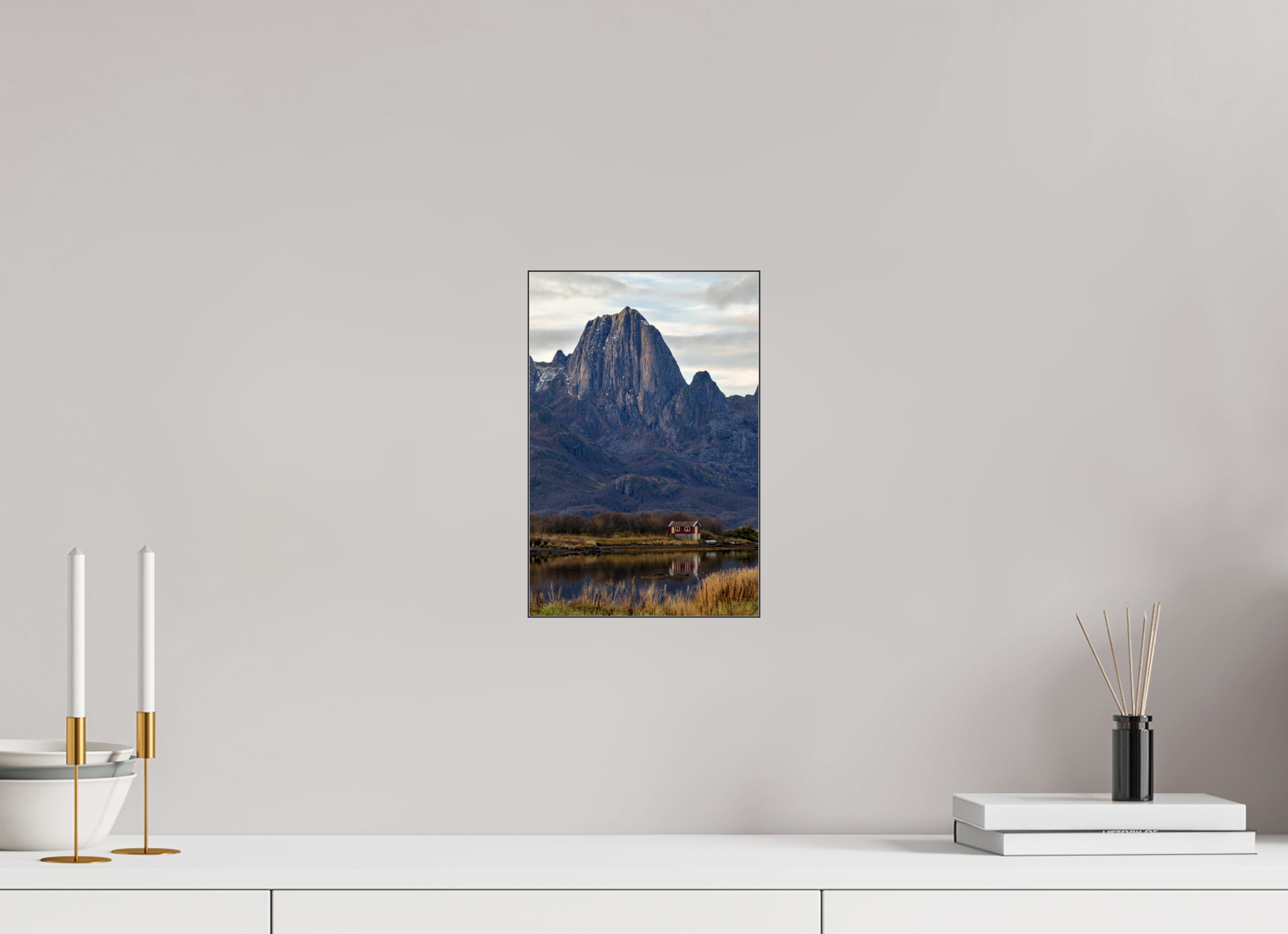 20 x 30 cm, Foto-Abzug hinter Acrylglas glänzend Mountain Refuge