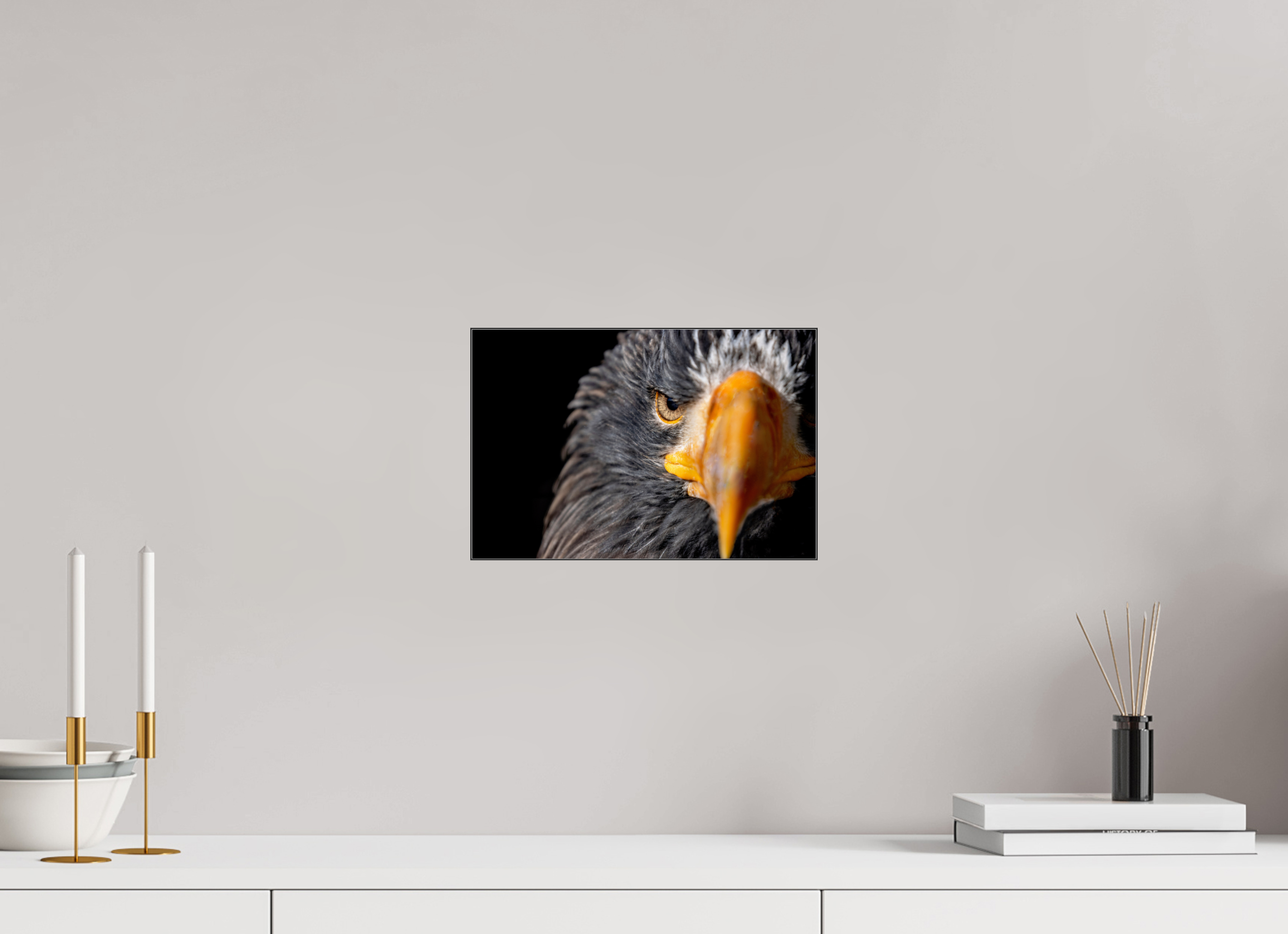 30 x 20 cm, Foto-Abzug hinter Acrylglas glänzend Piercing Gaze