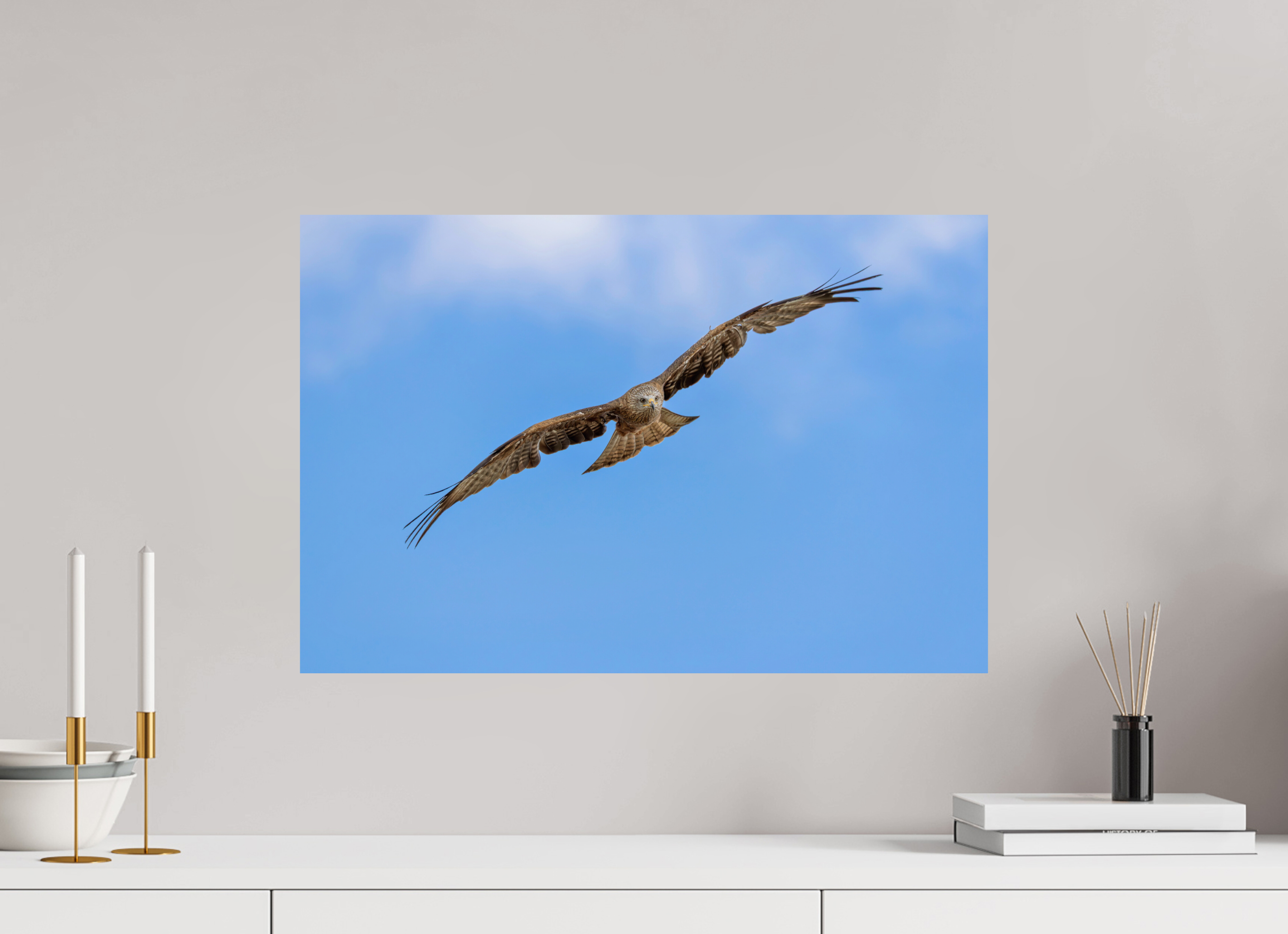 60 x 40 cm, Fine Art Print auf Alu-Dibond Hunter of the Breeze