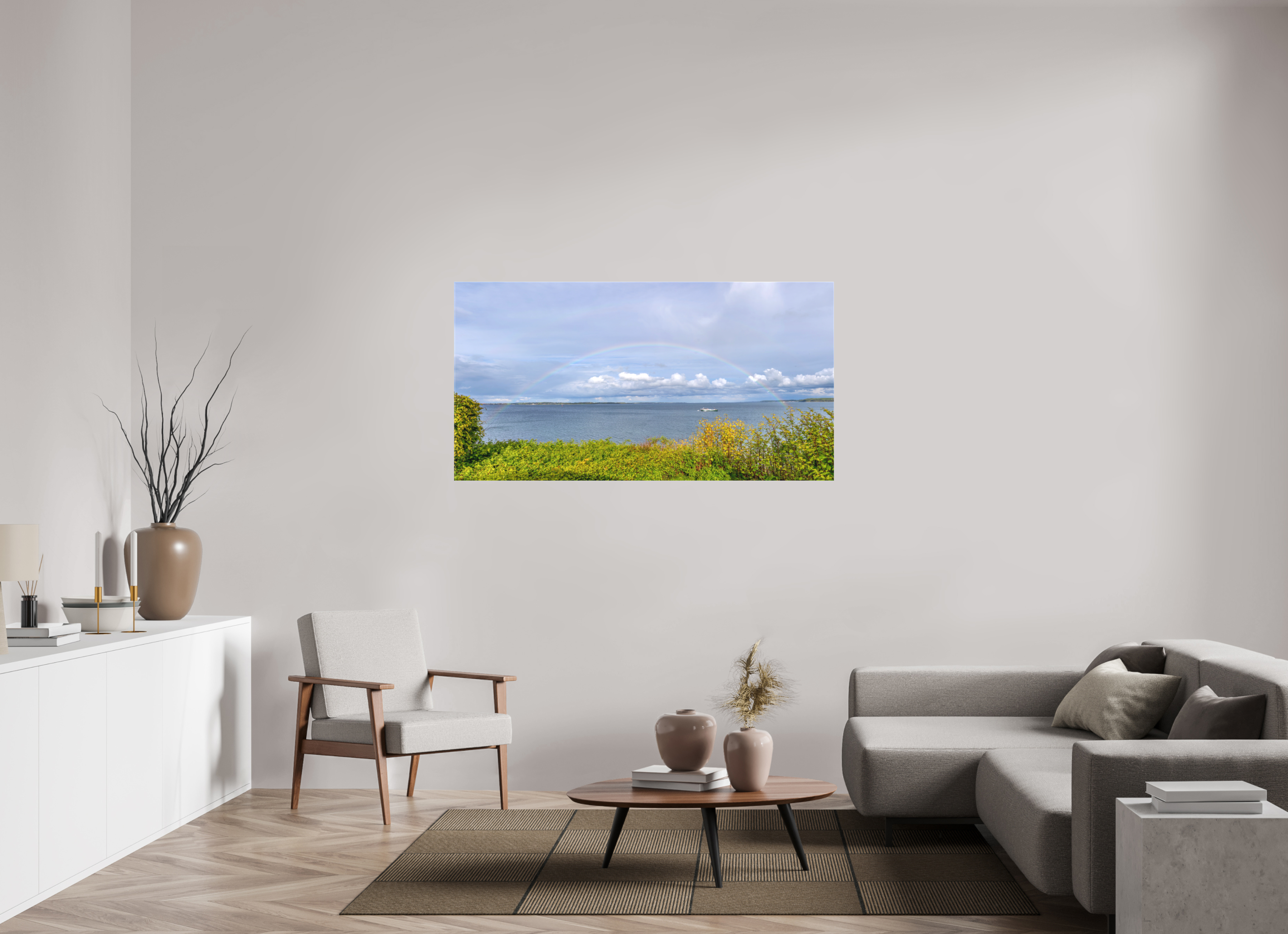 153,8 x 80 cm, Leinwand Painted Horizon