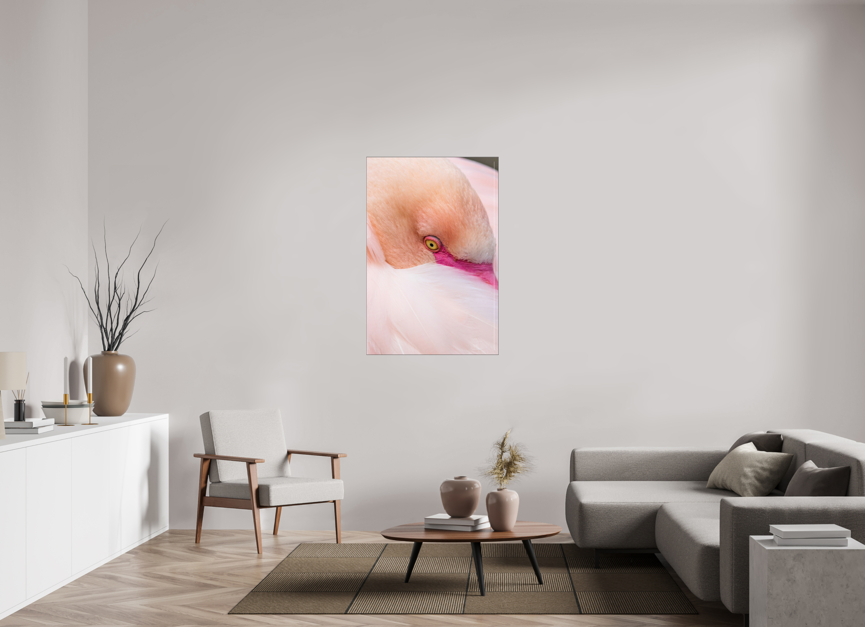 80 x 120 cm, Foto-Abzug hinter Acrylglas glänzend Gentle Watcher